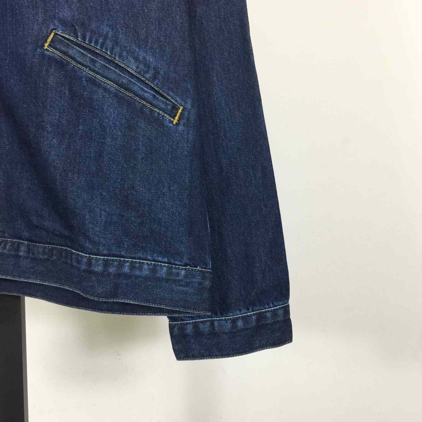 Prada Light Denim Zipper Jacket - DesignerGu