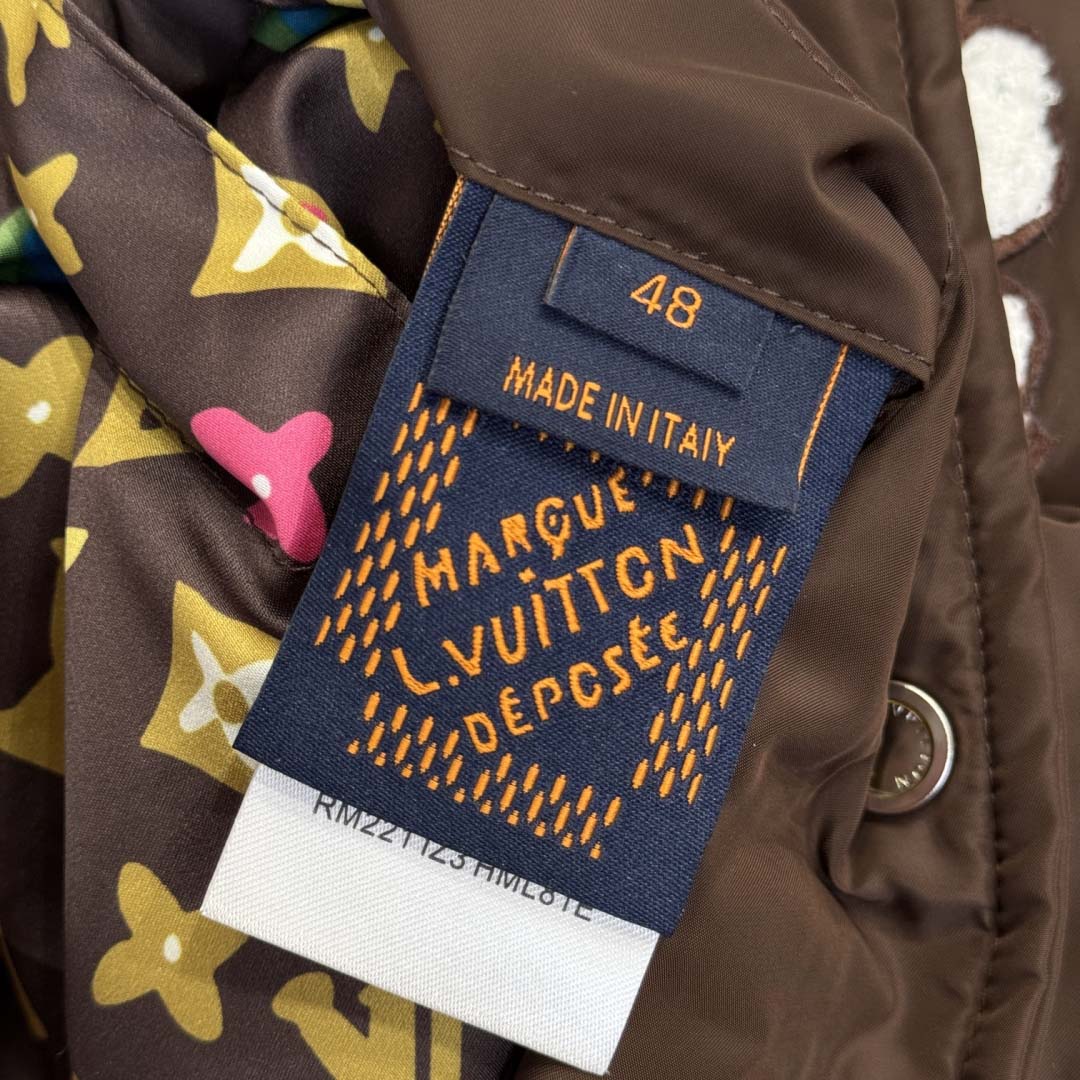 Louis Vuitton Embroidered Varsity Jacket   1AFPWQ - DesignerGu