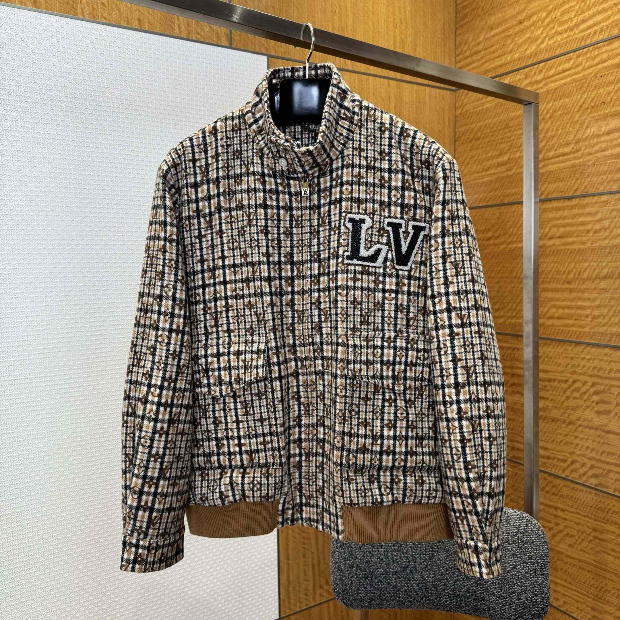Louis Vuitton Monogram Wool Harrington Blouson   1AGIP7 - DesignerGu