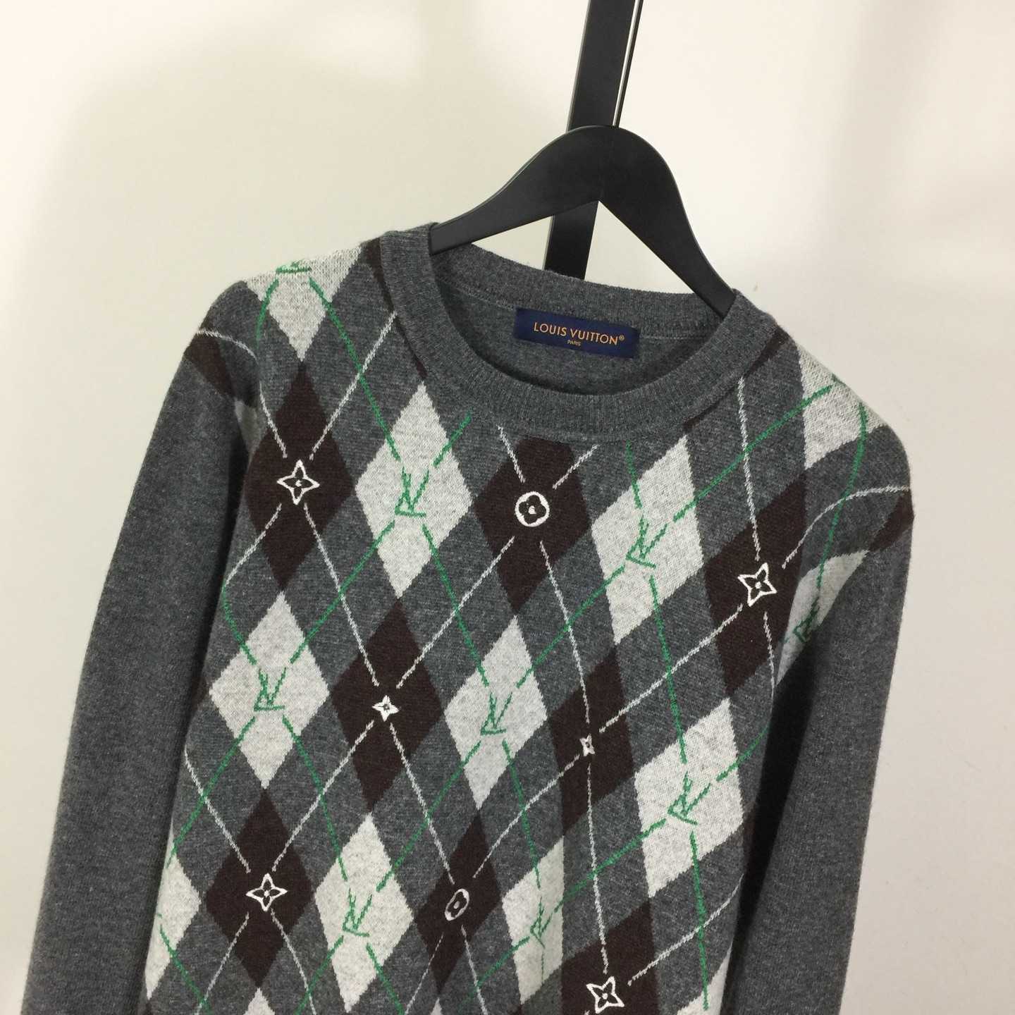 Louis Vuitton Argyle Crewneck    1AIMCJ - DesignerGu