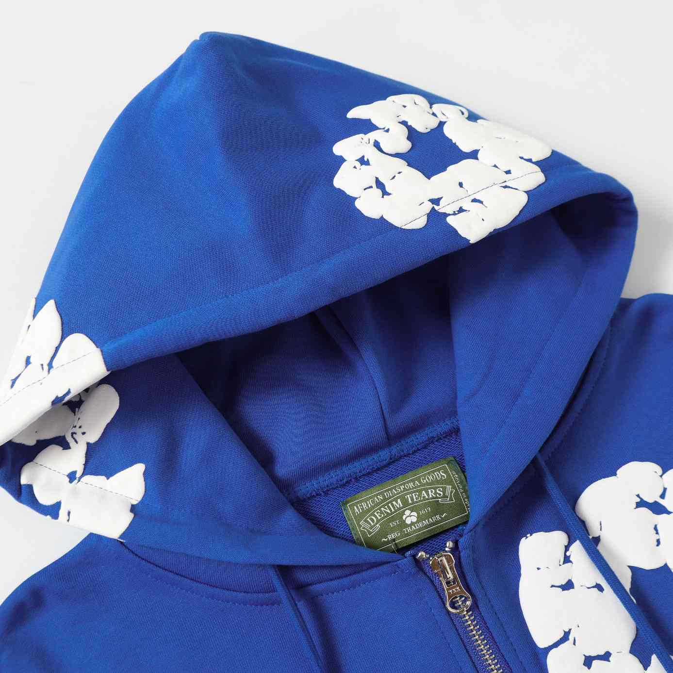 Denim Tears Cotton Wreath Zip Hoodie  - DesignerGu