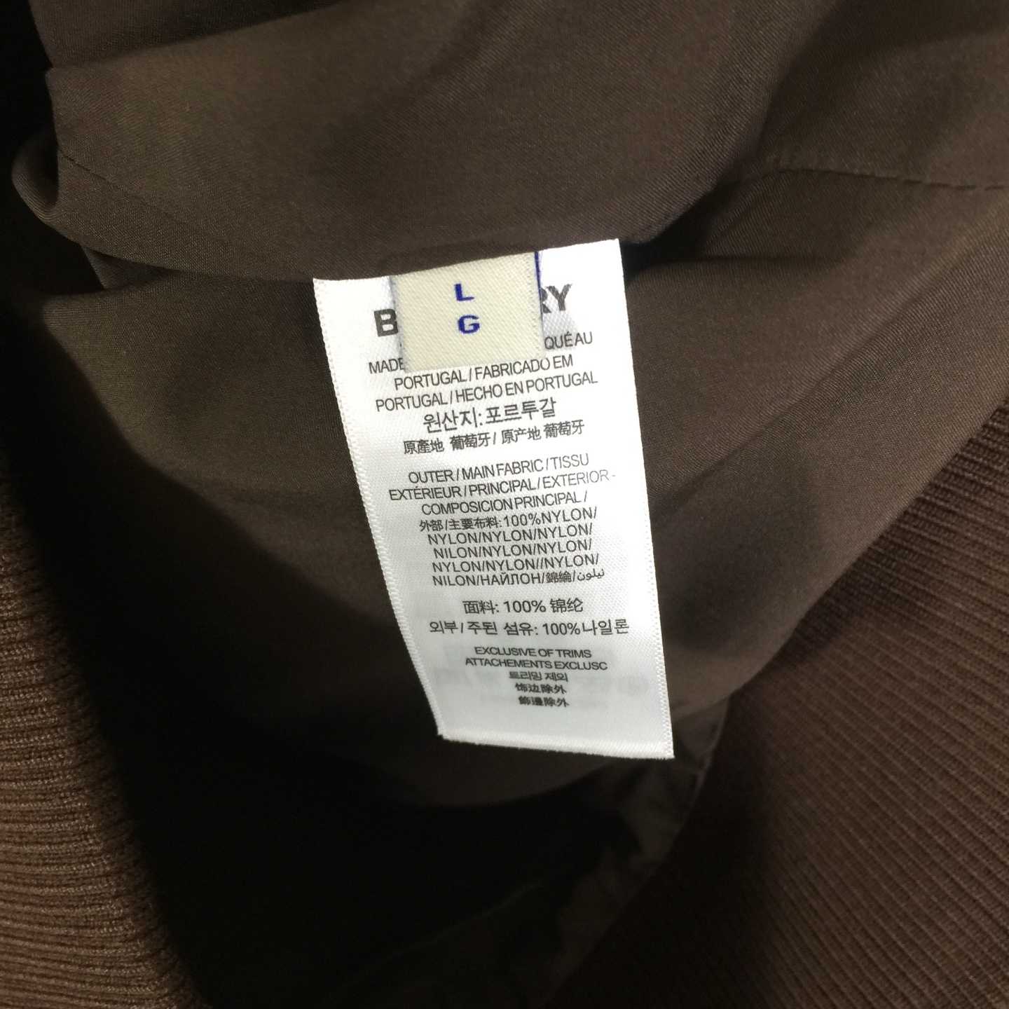 Burberry Check Wool Cashmere Bomber Jacket - DesignerGu