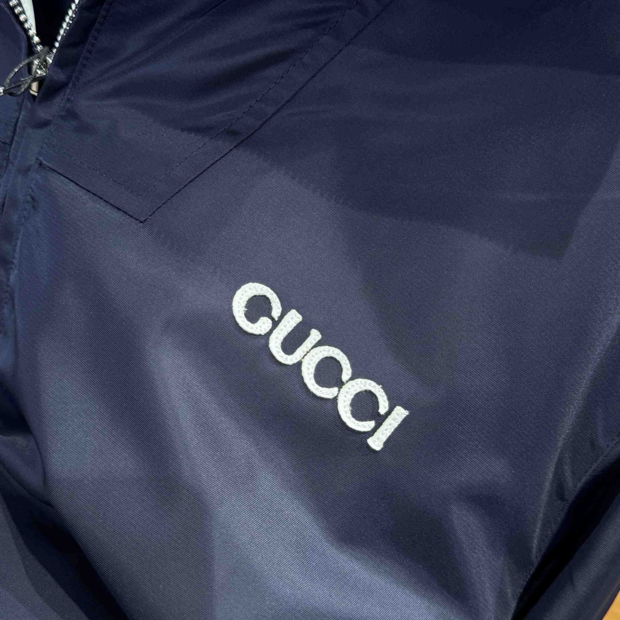 Gucci Nylon Twill Jacket With Patch - DesignerGu