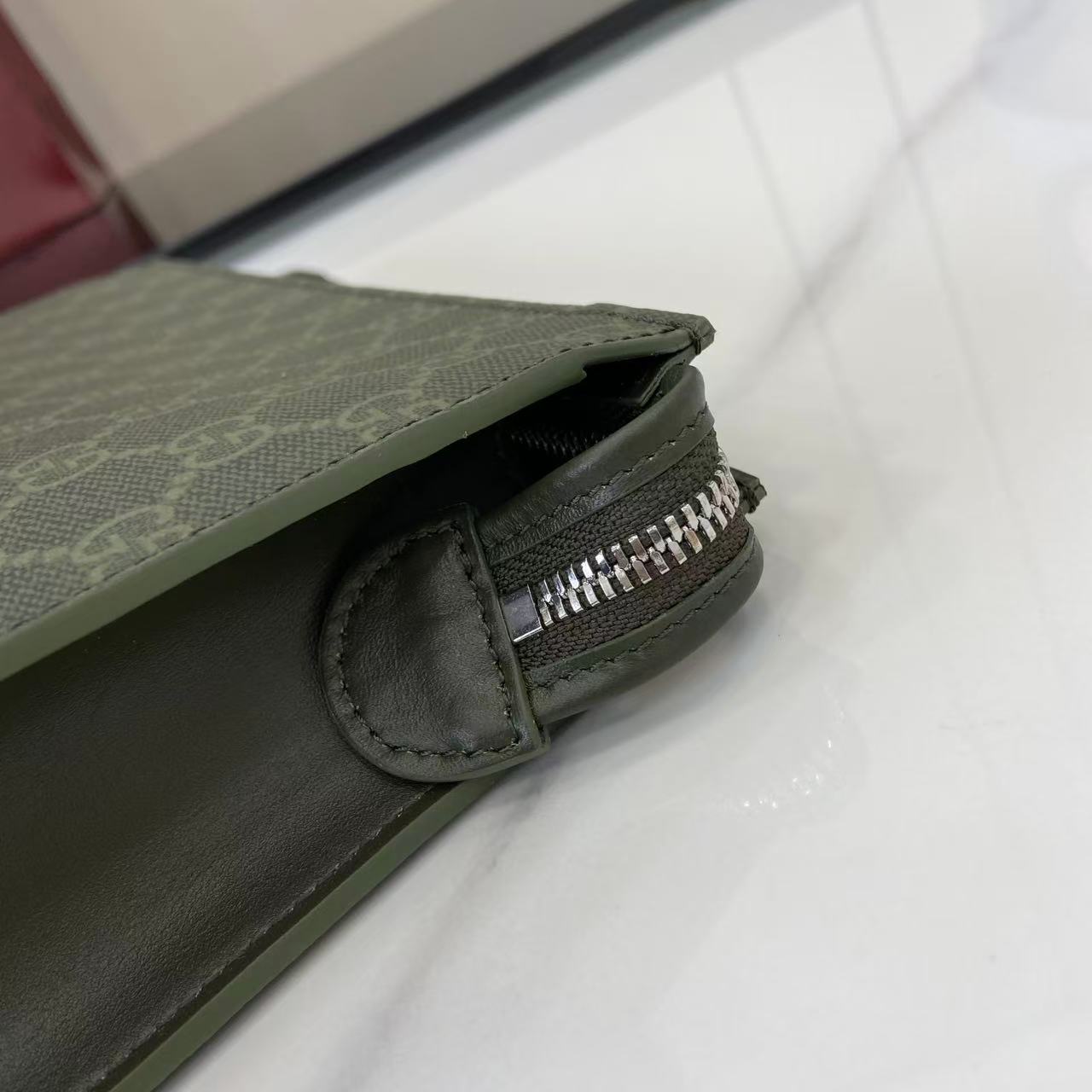 Gucci GG Monogram Small Pouch - DesignerGu