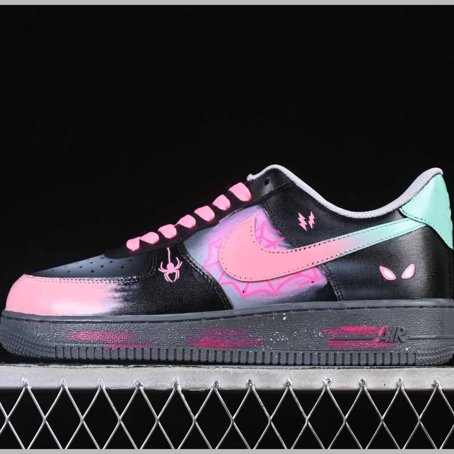 Nike Air Force 1 ’07 Low “Pink Electric Spider Shadow” YD2425-011 - DesignerGu