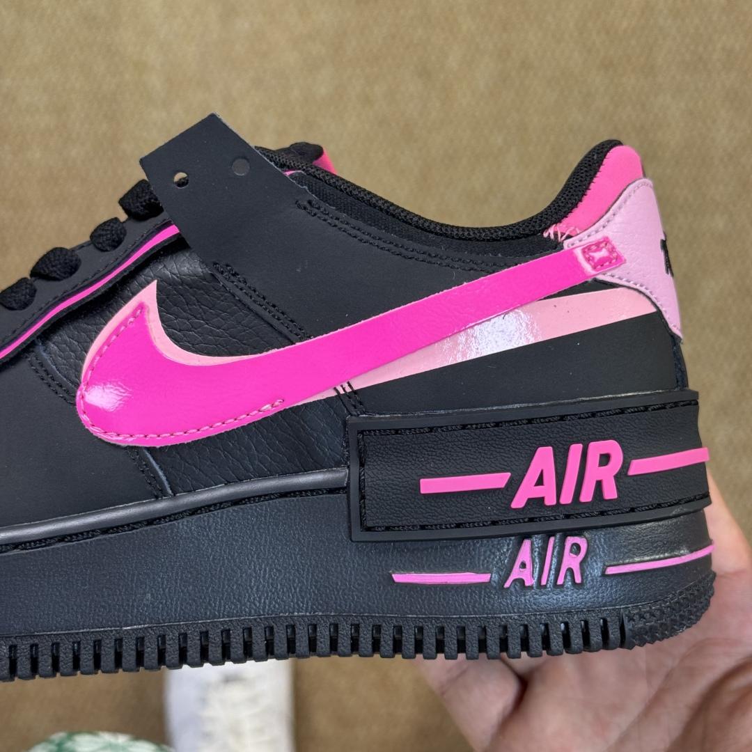 Nike Air Force 1 Shadow “Black Pink Swoosh” CI0919-006 - DesignerGu