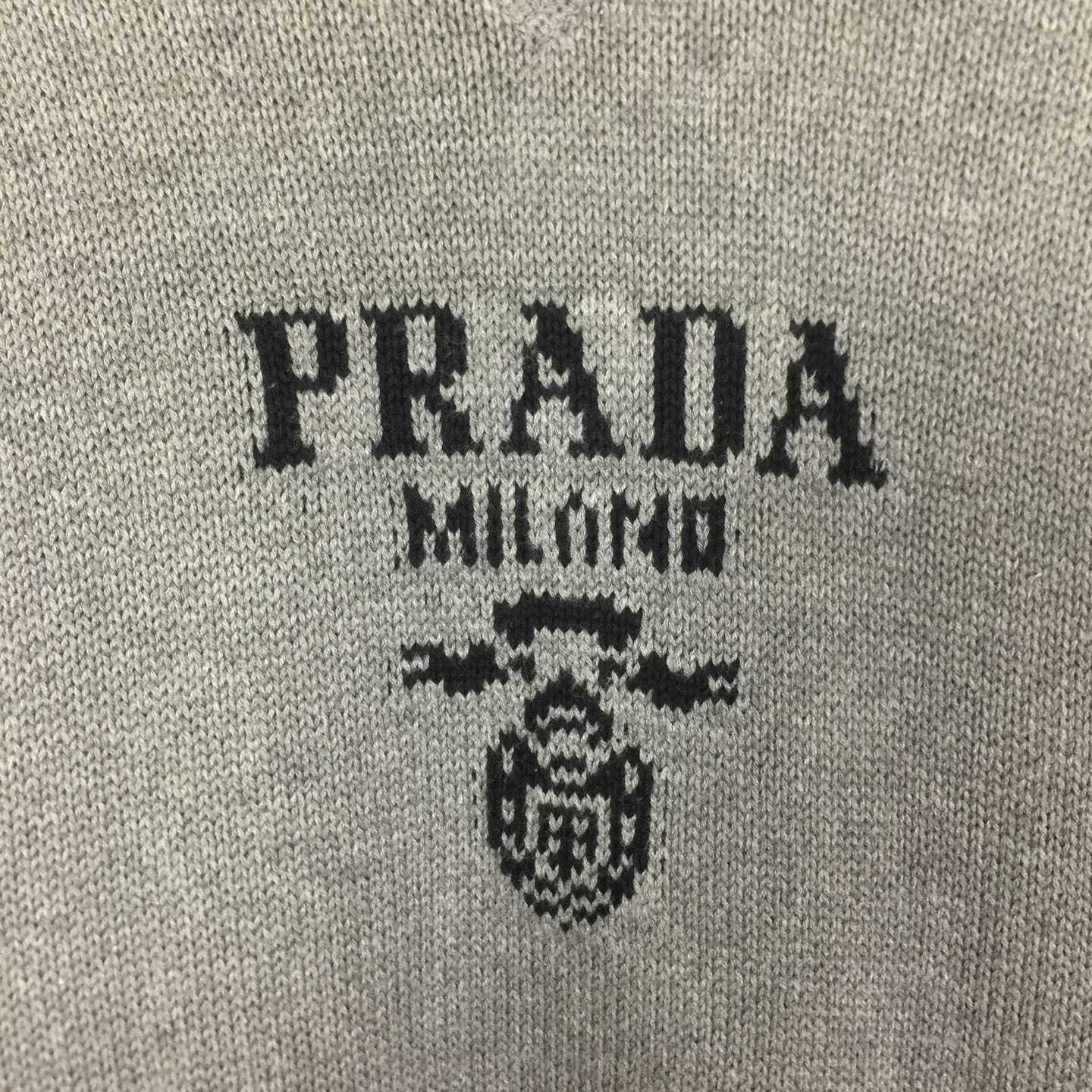Prada Wool and cashmere crew-neck sweater - DesignerGu