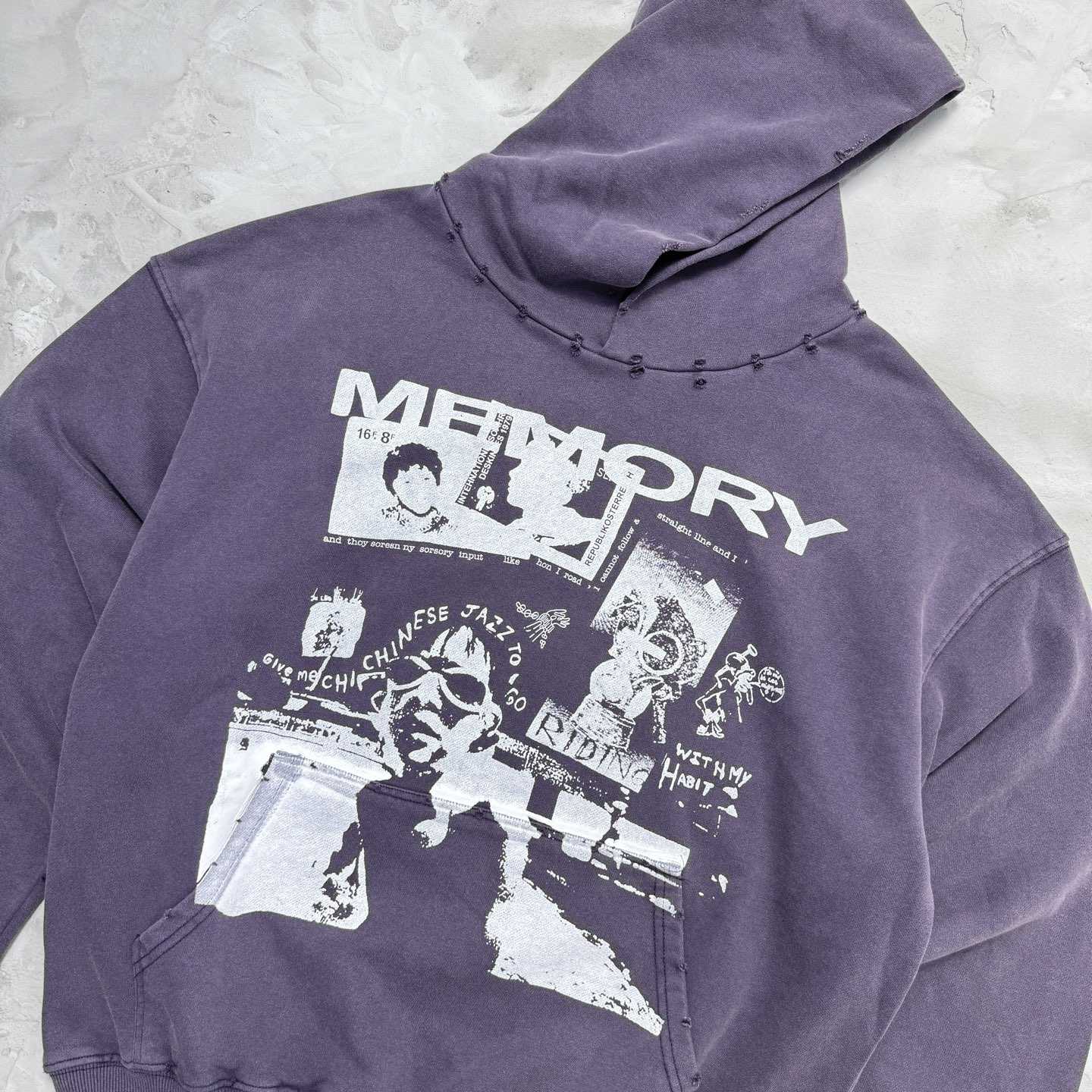 Enfants Riches Déprimés Memory Hoodie 'Nightshade'  - DesignerGu