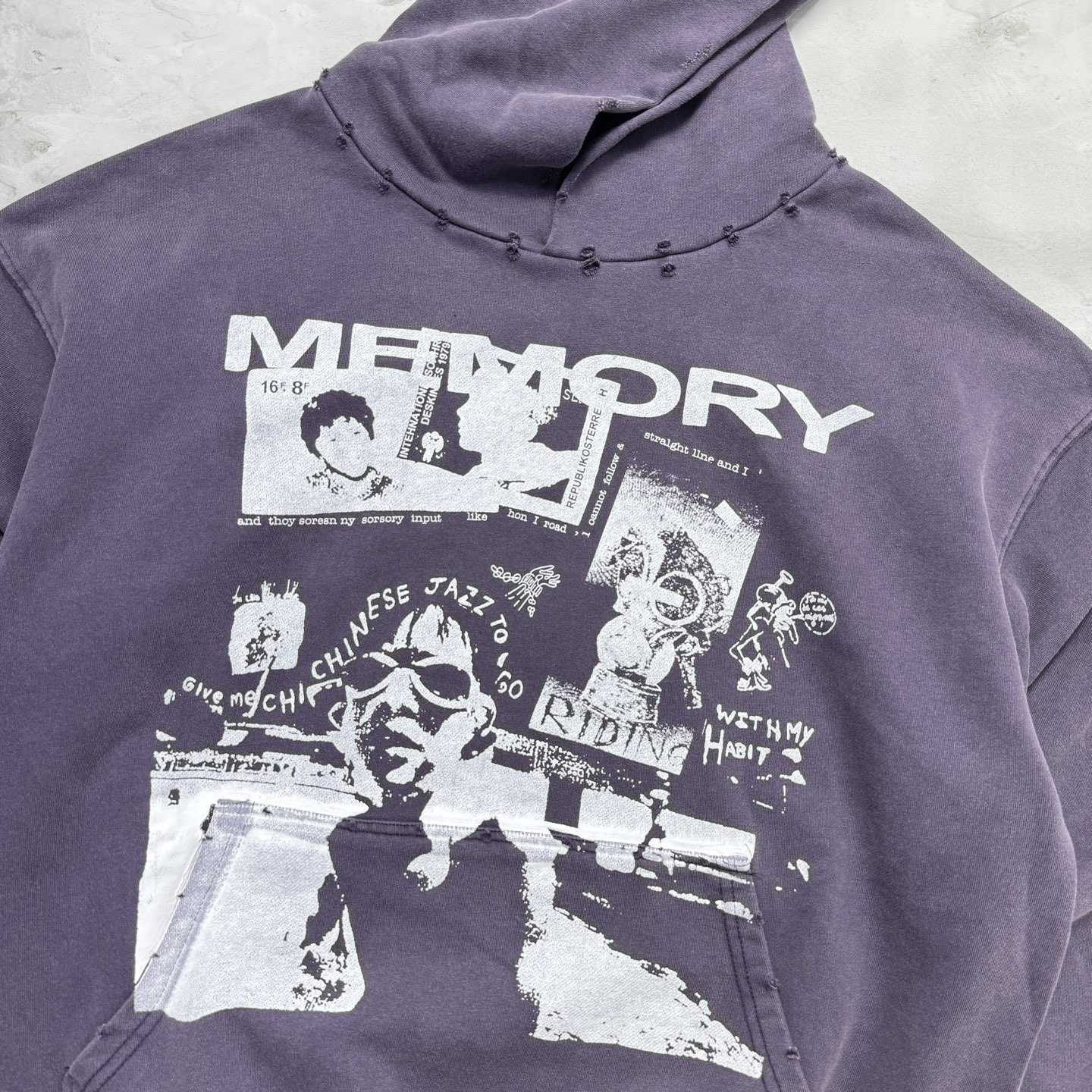 Enfants Riches Déprimés Memory Hoodie 'Nightshade'  - DesignerGu