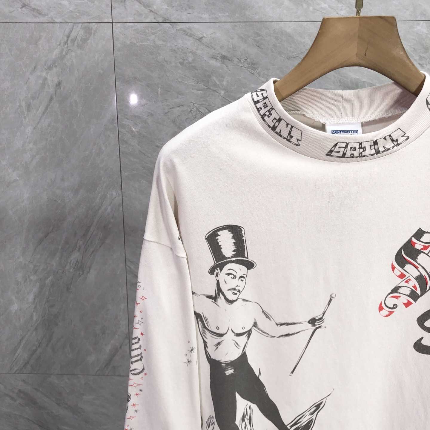 Saint Michael x Alexis Ross ALX LS Tee Drawing  - DesignerGu