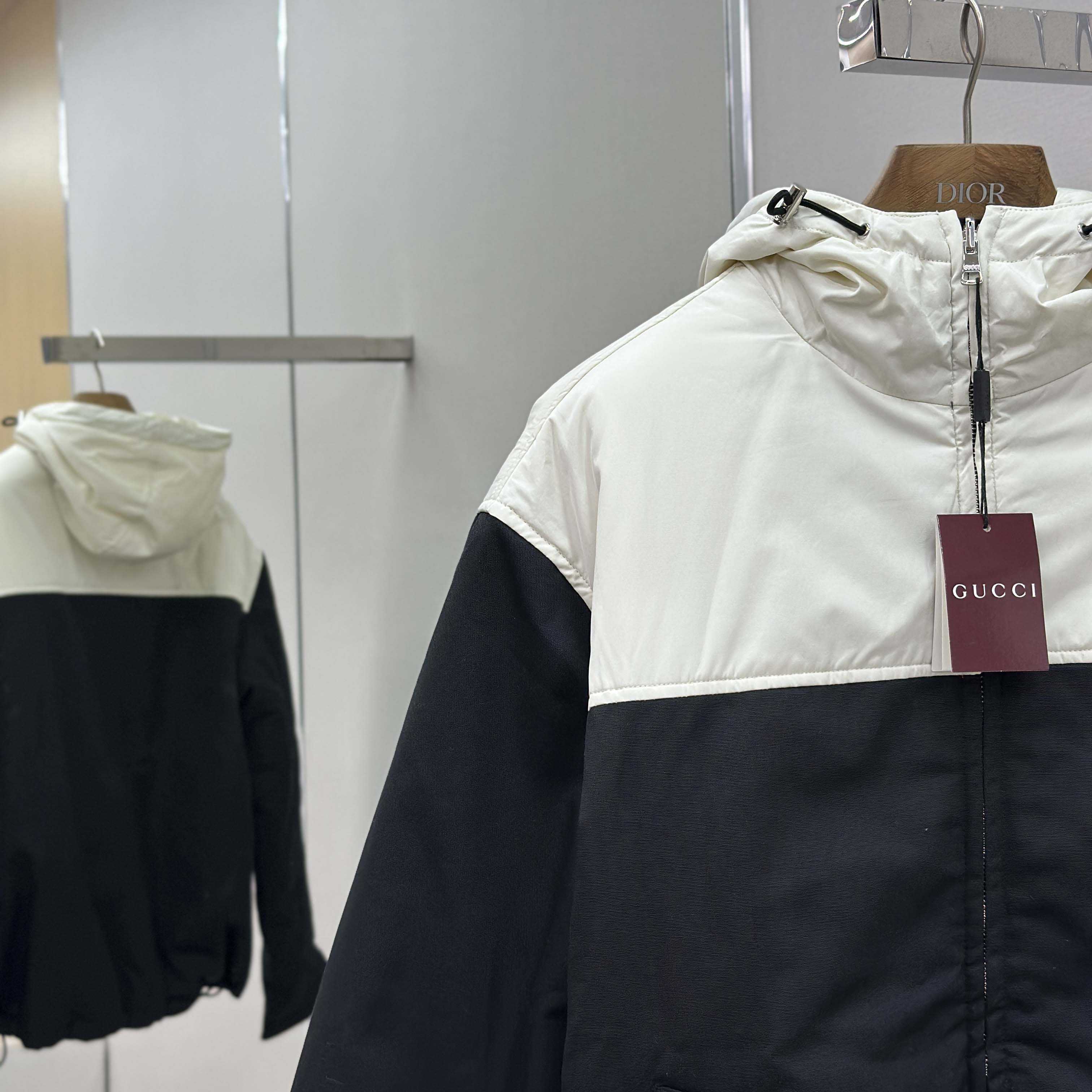 Gucci Canvas Hooded Jacket - DesignerGu