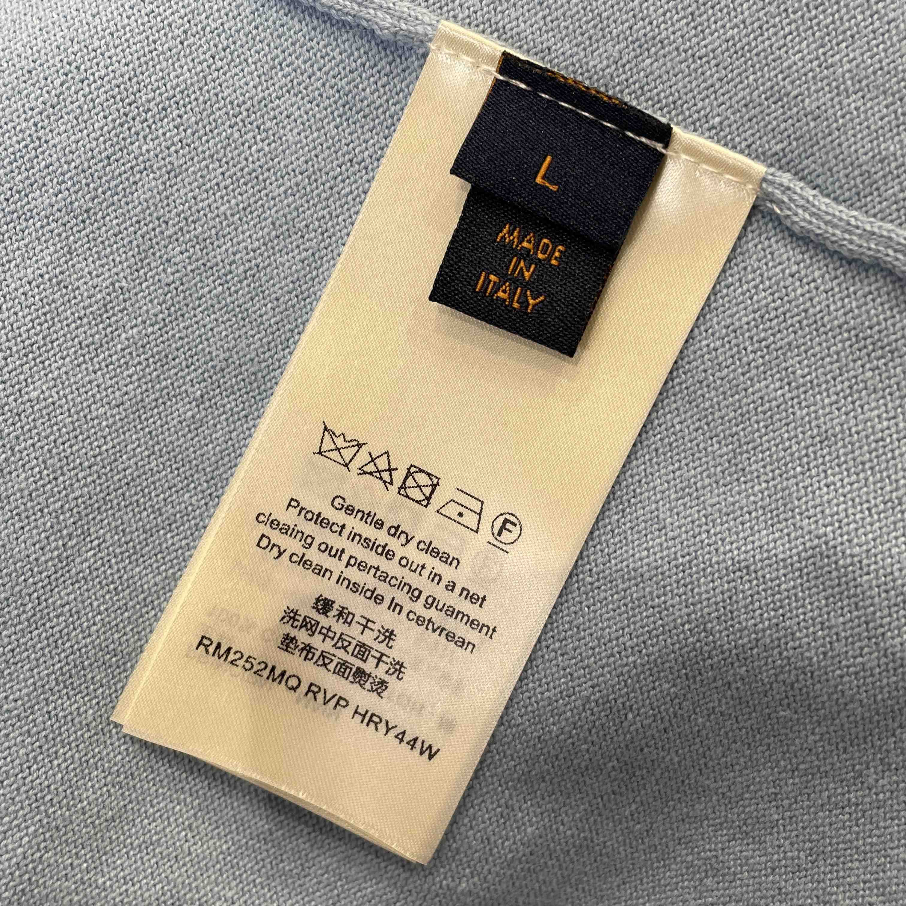Louis Vuitton Silk-Cotton Short-Sleeved Crewneck   1AIJYJ - DesignerGu