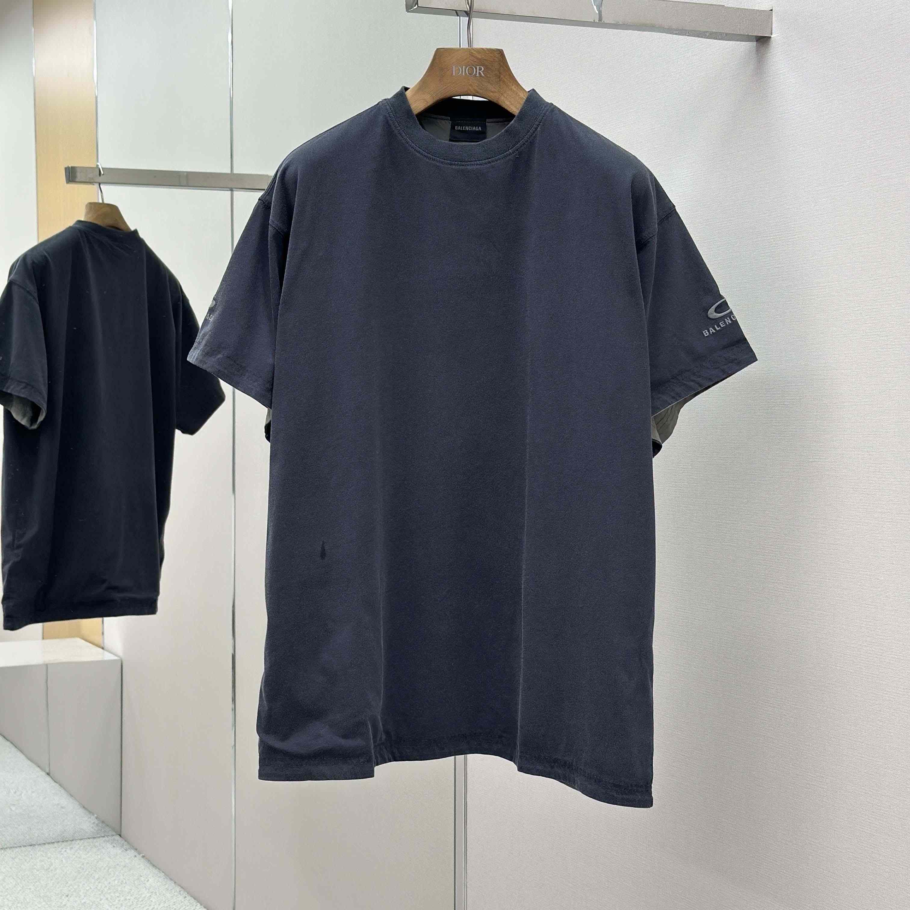Balenciaga Back Reversible Oversized T-Shirt  - DesignerGu