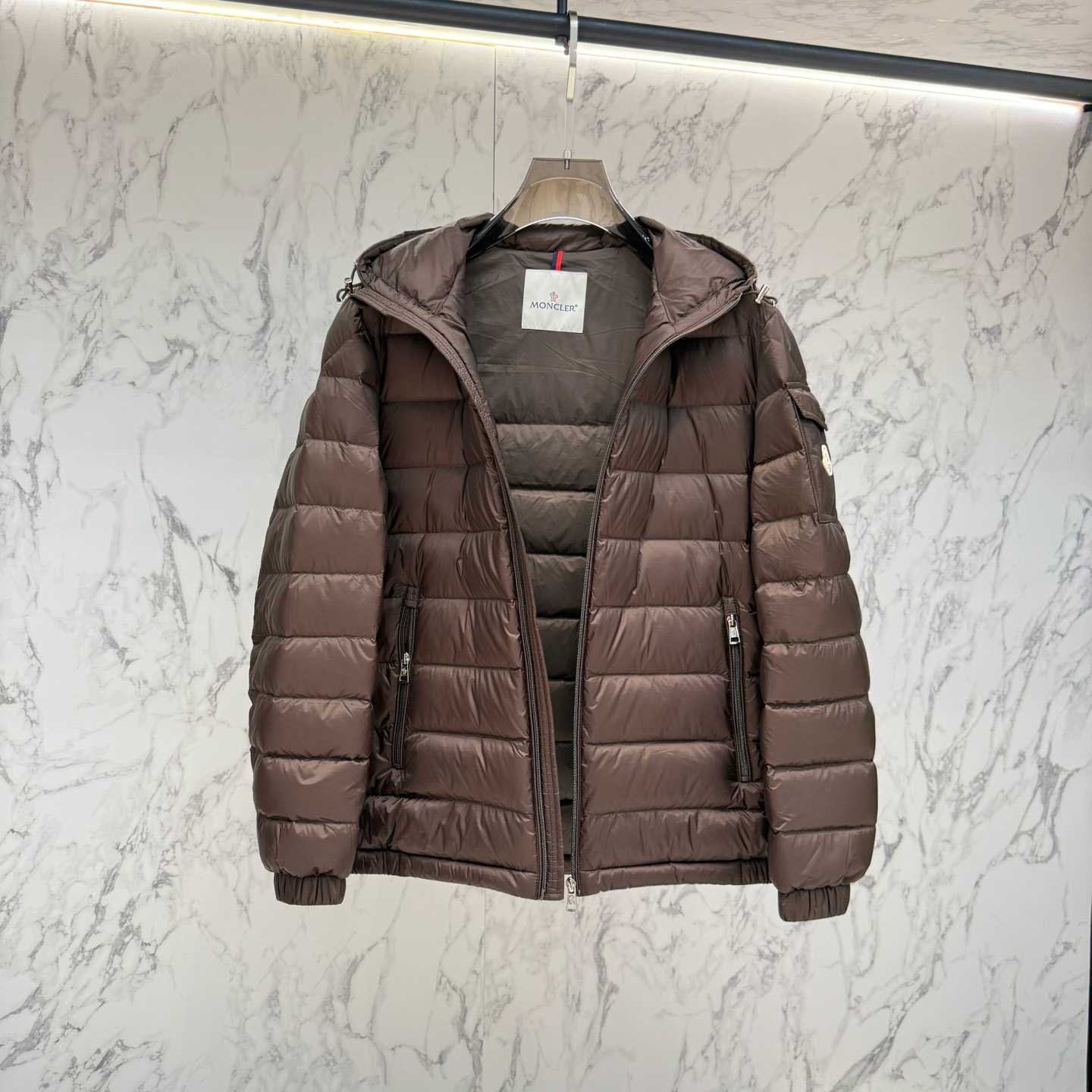 Moncler Galion Hooded Short Down Jacket - DesignerGu