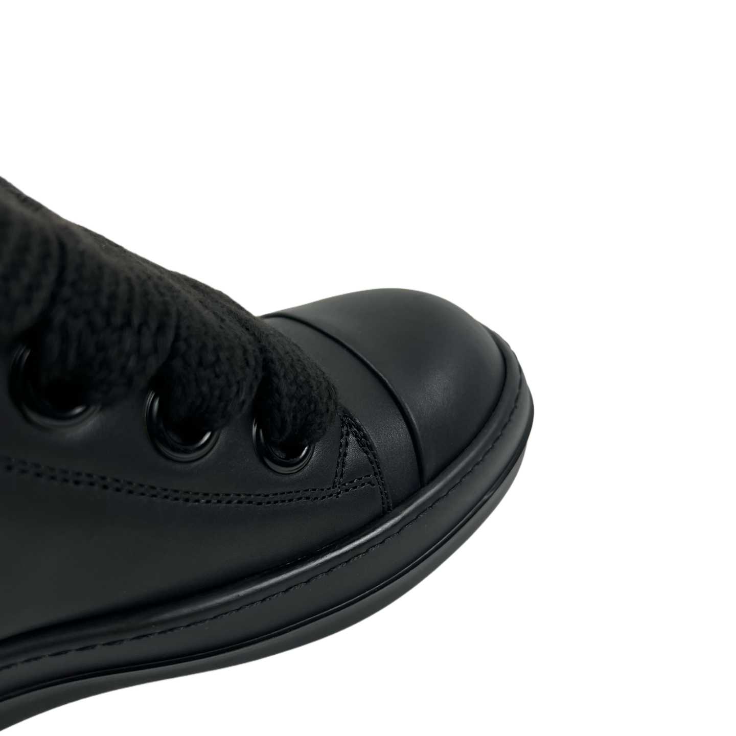 Rick Owens lace-up Leather Sneakers  - DesignerGu