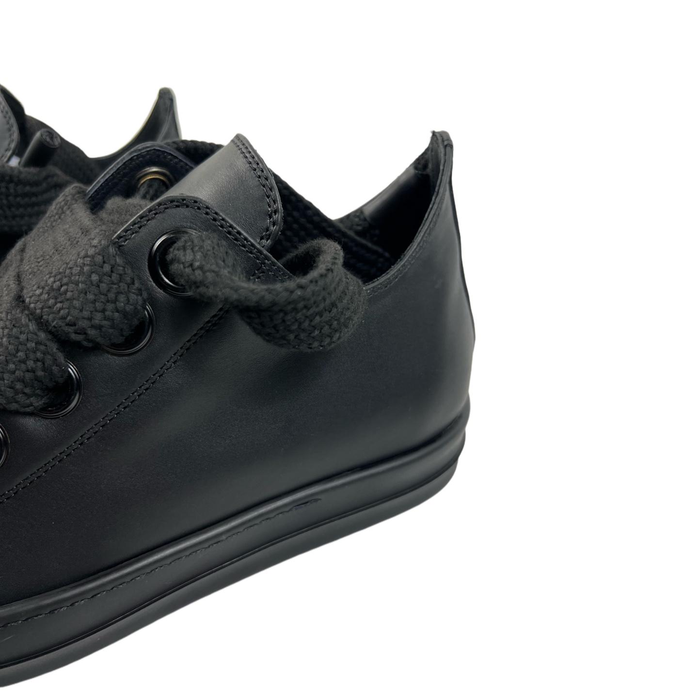 Rick Owens lace-up Leather Sneakers  - DesignerGu