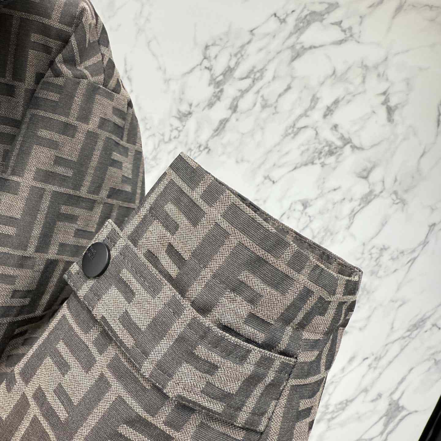 Fendi 'FF Denim Tech' Padded Jacket - DesignerGu