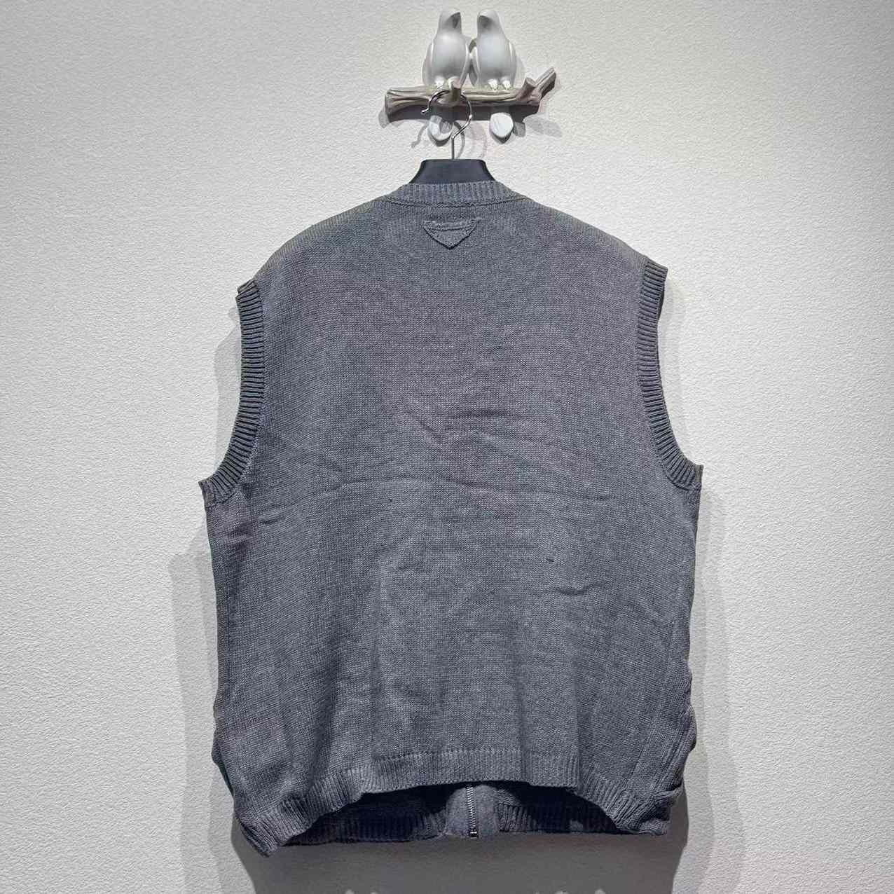 Prada Shetland Wool Sweater Vest - DesignerGu
