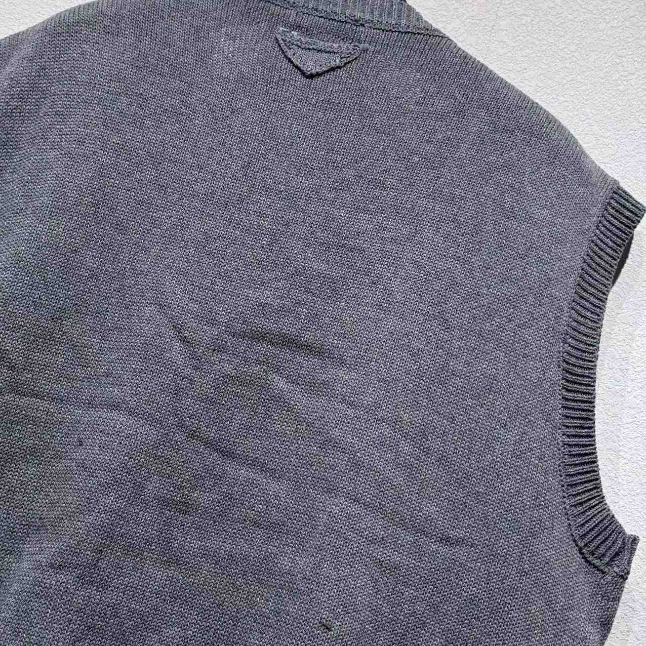 Prada Shetland Wool Sweater Vest - DesignerGu