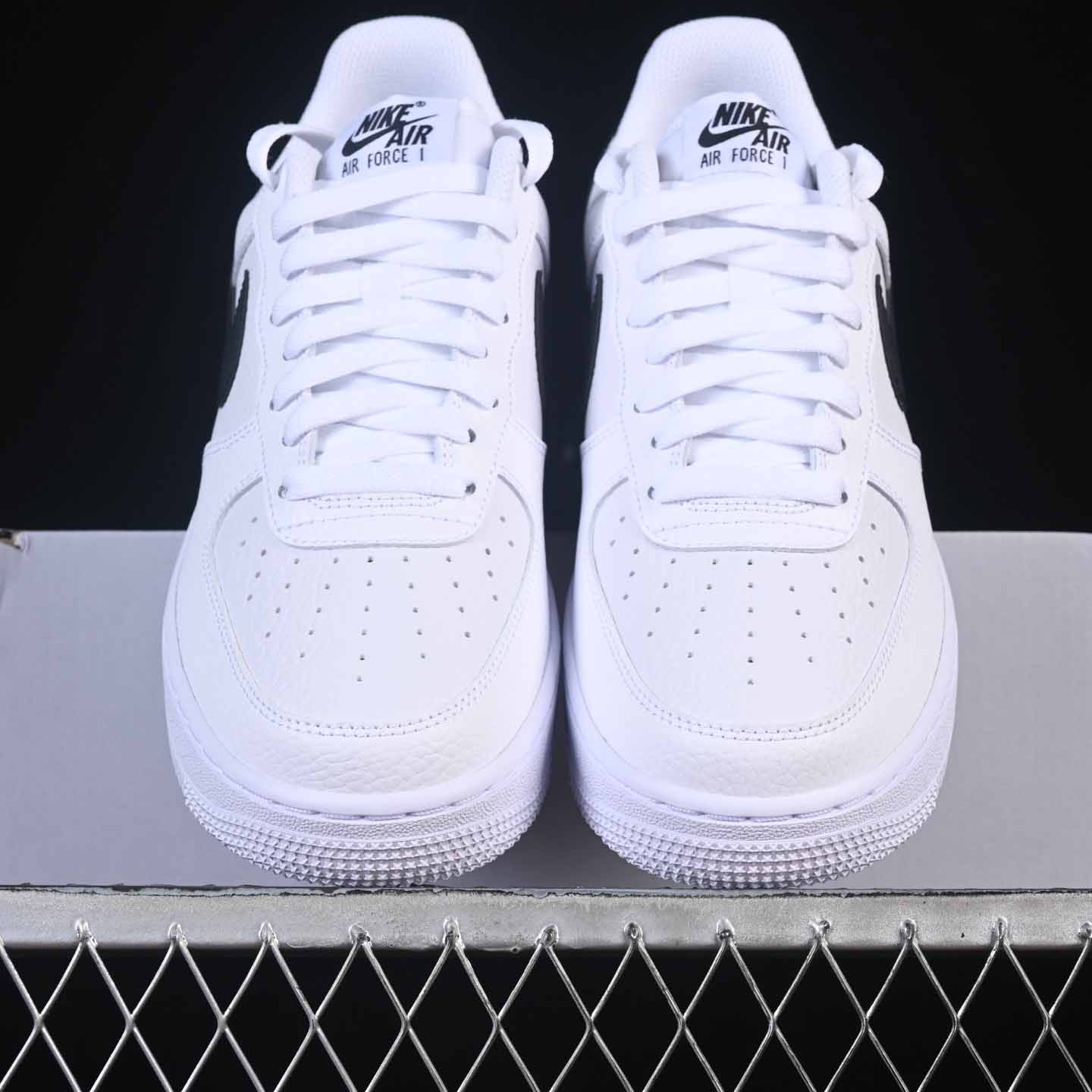 Nike Air Force 1 ’07 Low “White Black Swoosh” CT2302-100 - DesignerGu