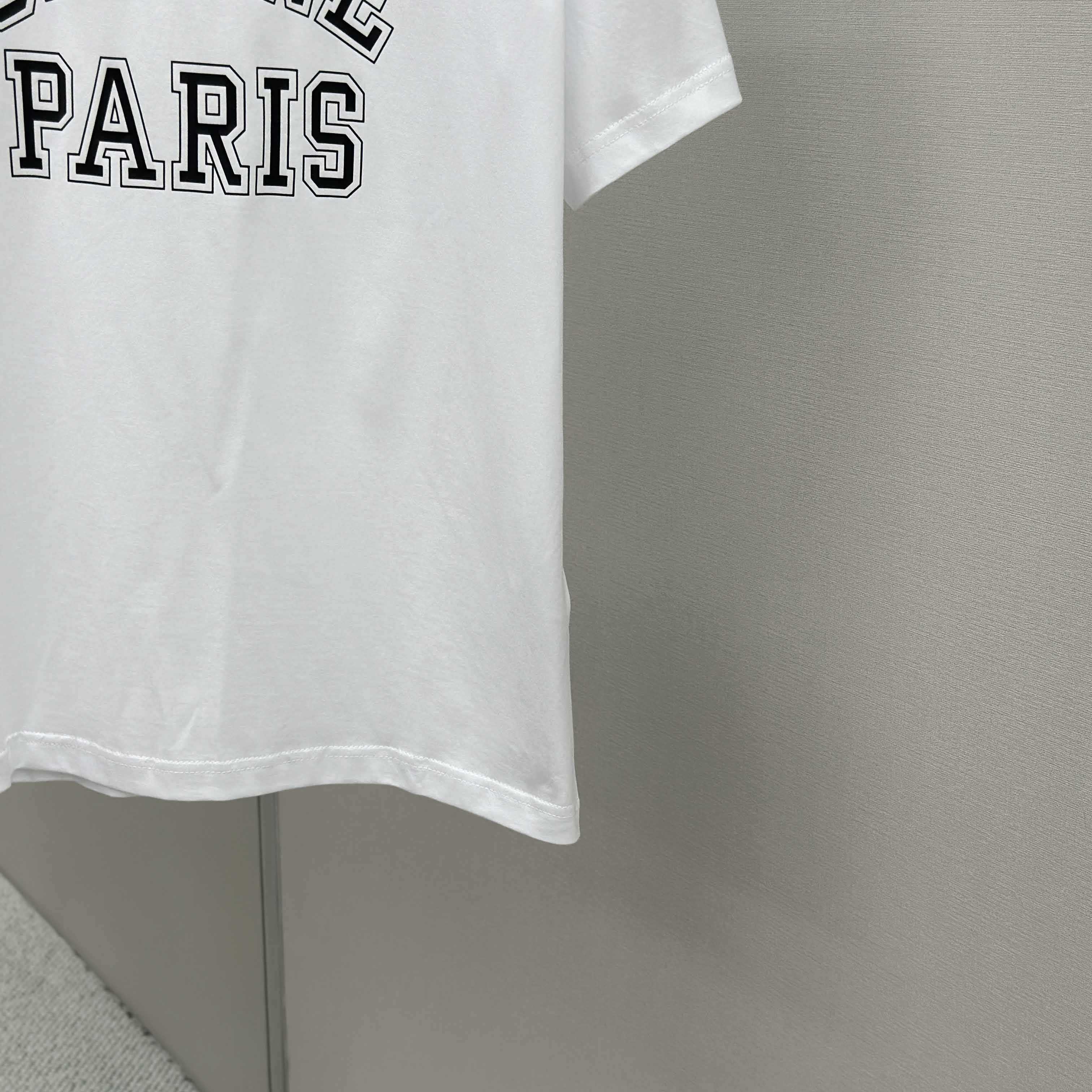 Celine Loose T-shirt In Cotton Jersey - DesignerGu