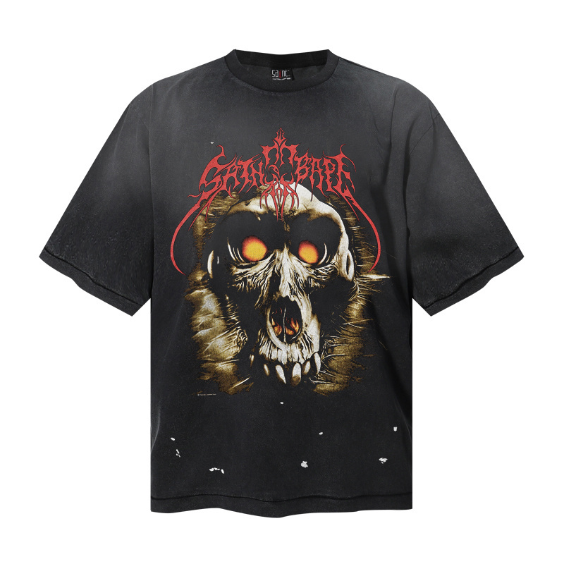 Saint Michael Zange Washed T-shirt - DesignerGu
