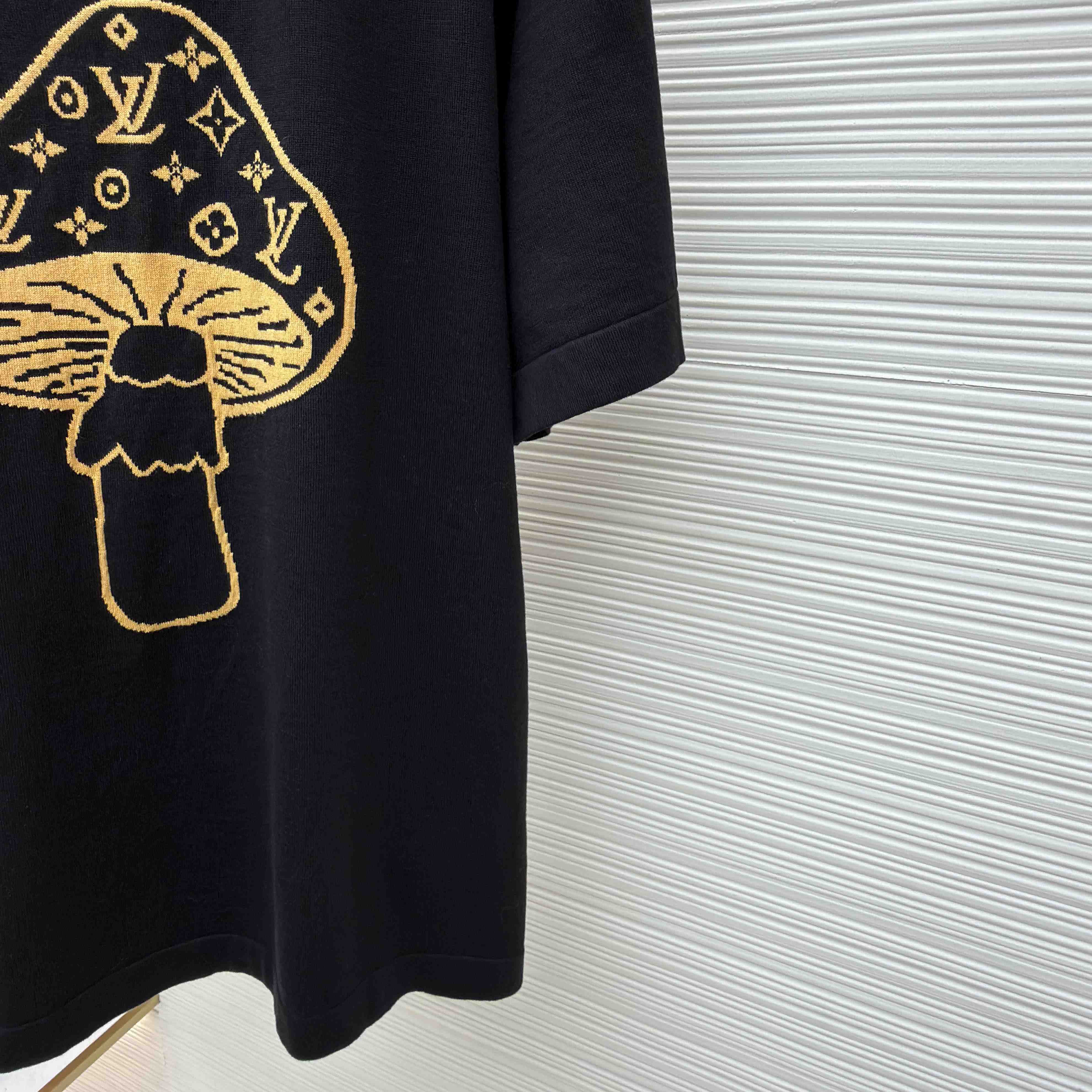 Louis Vuitton Short-Sleeved Intarsia Crewneck   1AJBUZ - DesignerGu