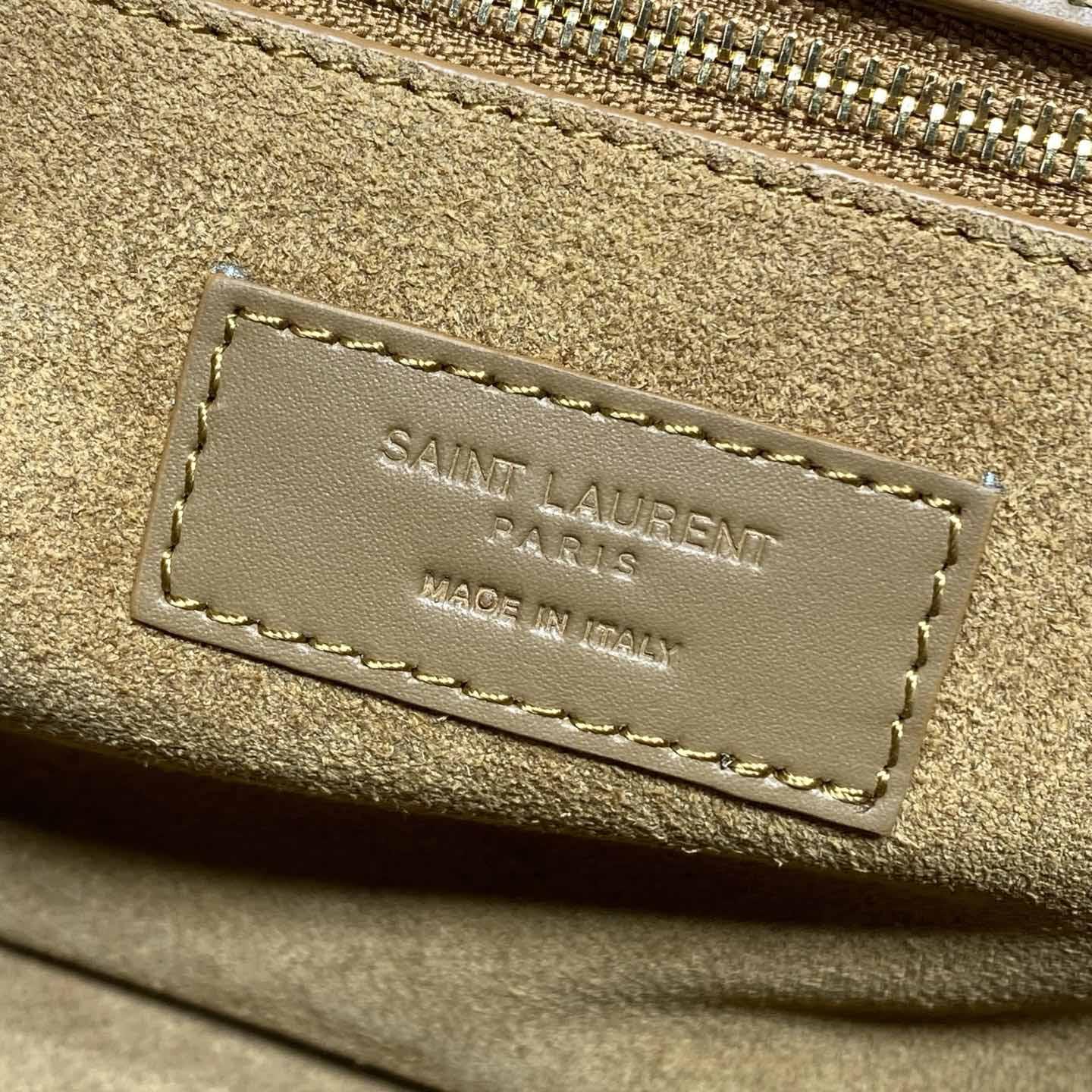 Saint Laurent Niki Satchel In Suede - DesignerGu