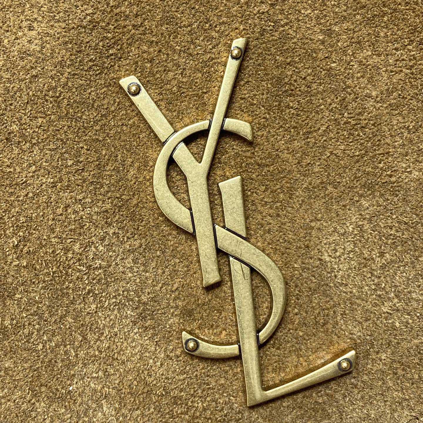 Saint Laurent Niki Satchel In Suede - DesignerGu