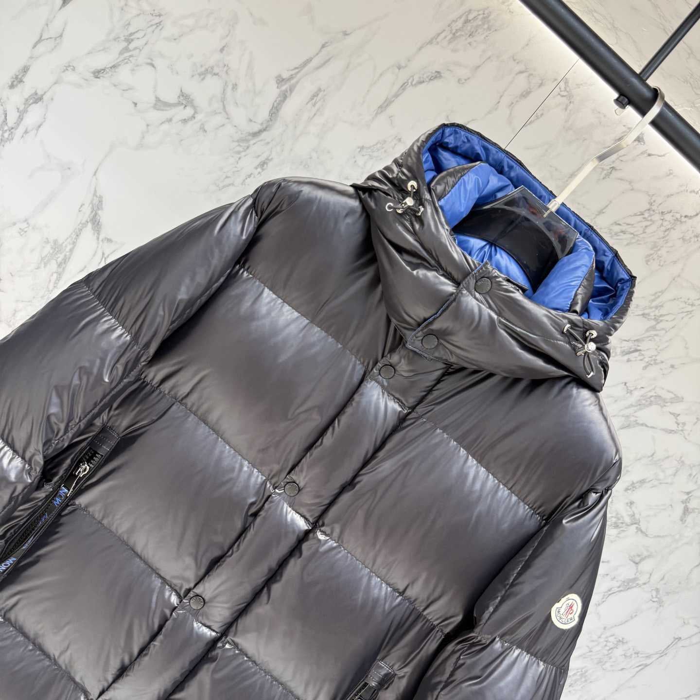 Moncler Hooded Long Down Jacket - DesignerGu
