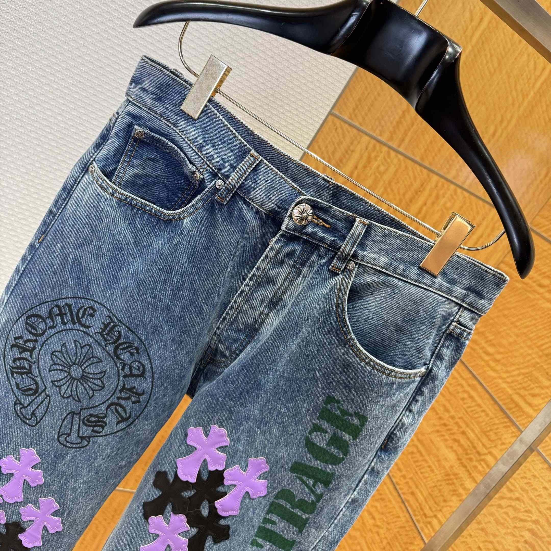 Chrome Hearts Jeans - DesignerGu