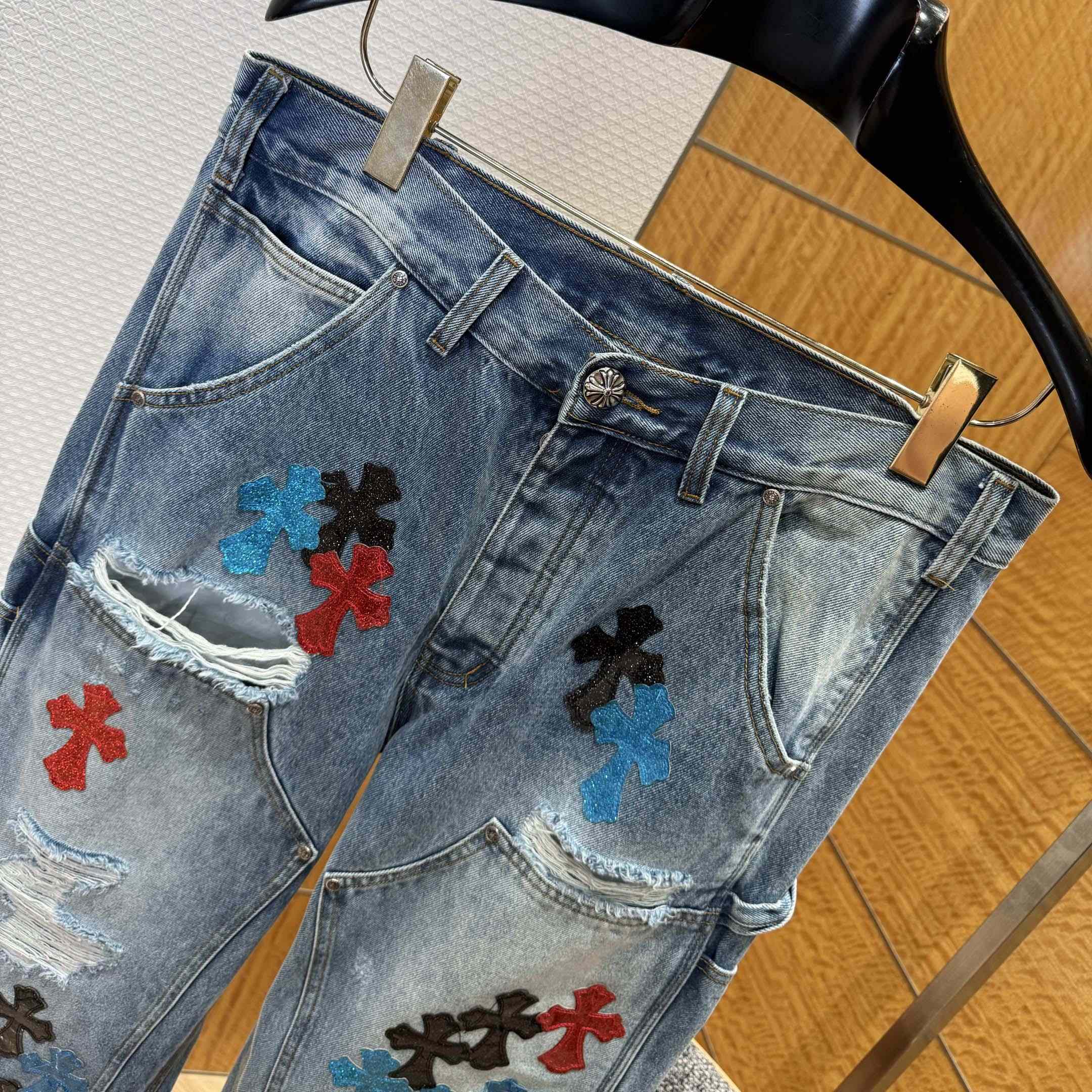 Chrome Hearts Jeans - DesignerGu