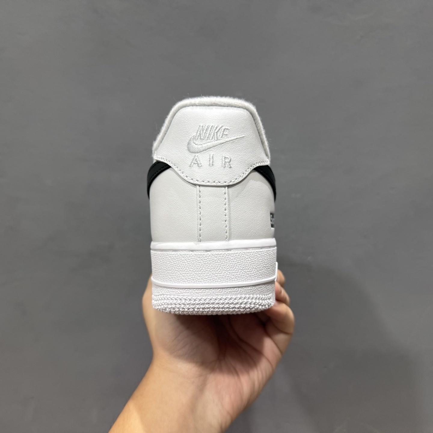 Supreme x Nike Air Force 1 Low “Box Logo - White Black” G Edition CU9225-102 - DesignerGu