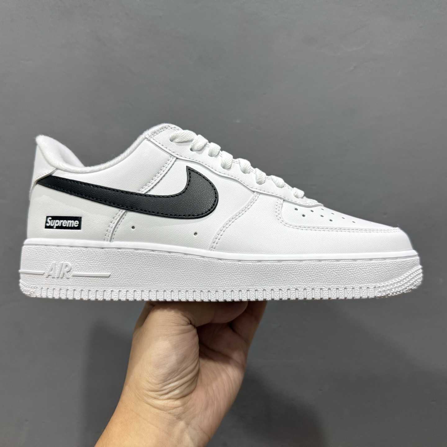 Supreme x Nike Air Force 1 Low “Box Logo - White Black” G Edition CU9225-102 - DesignerGu