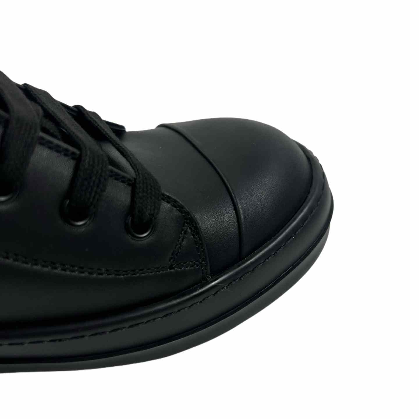 Rick Owens lace-up Leather Sneakers  - DesignerGu