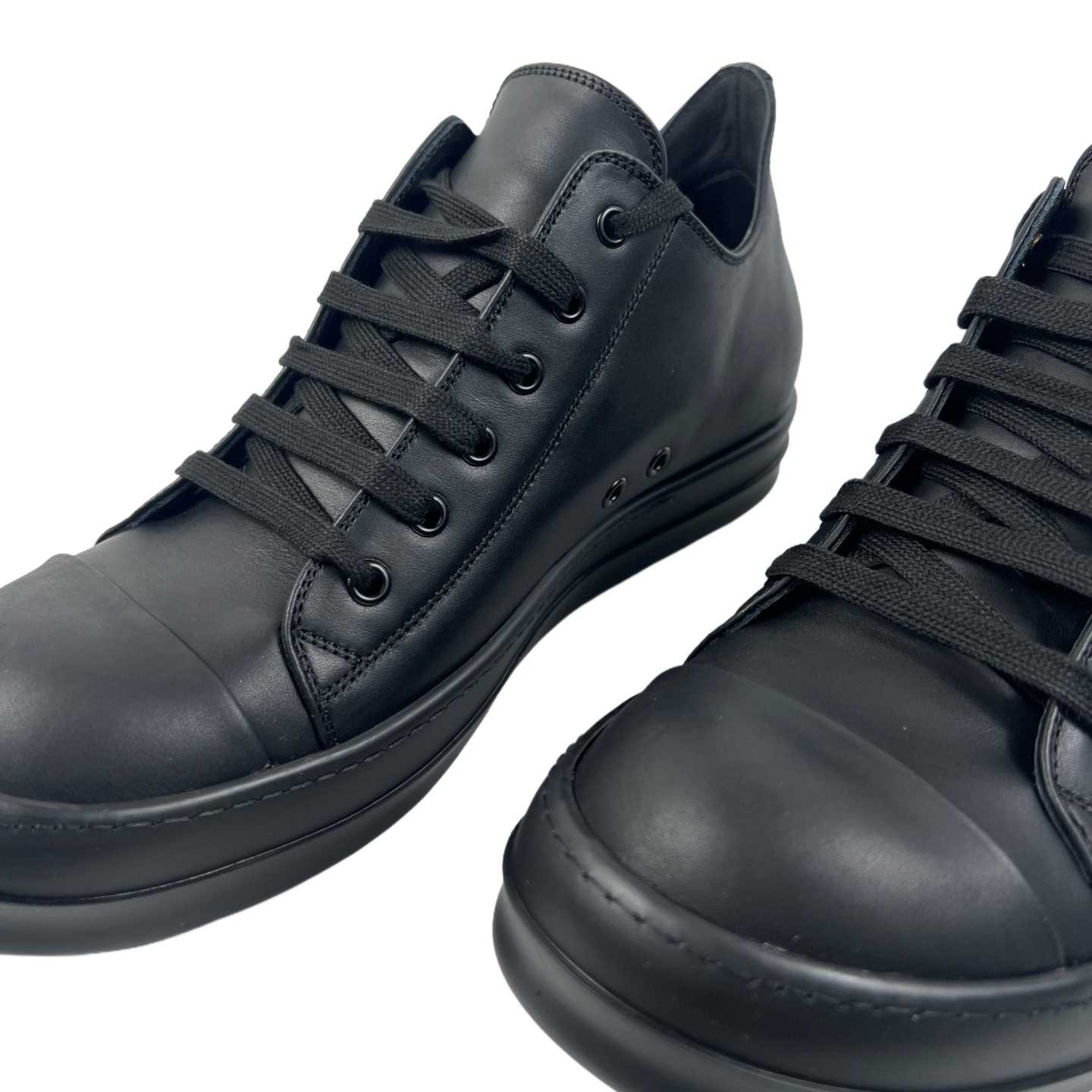Rick Owens lace-up Leather Sneakers  - DesignerGu