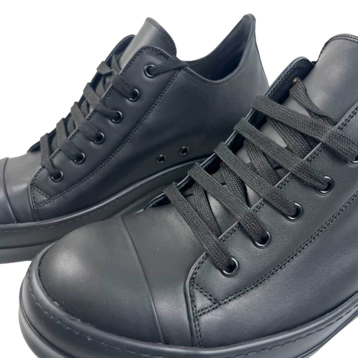 Rick Owens lace-up Leather Sneakers  - DesignerGu