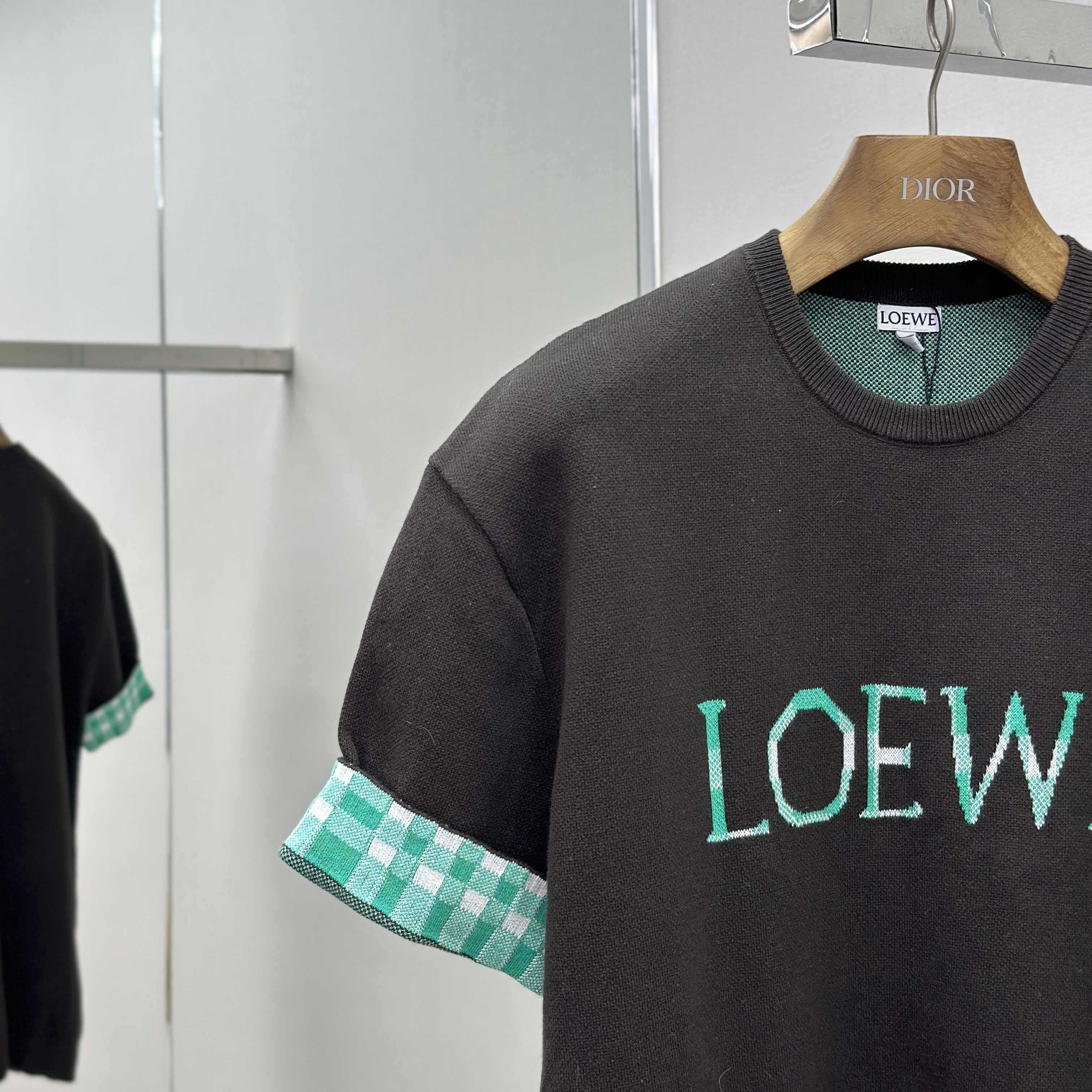Loewe Top In Wool And Cotton - DesignerGu