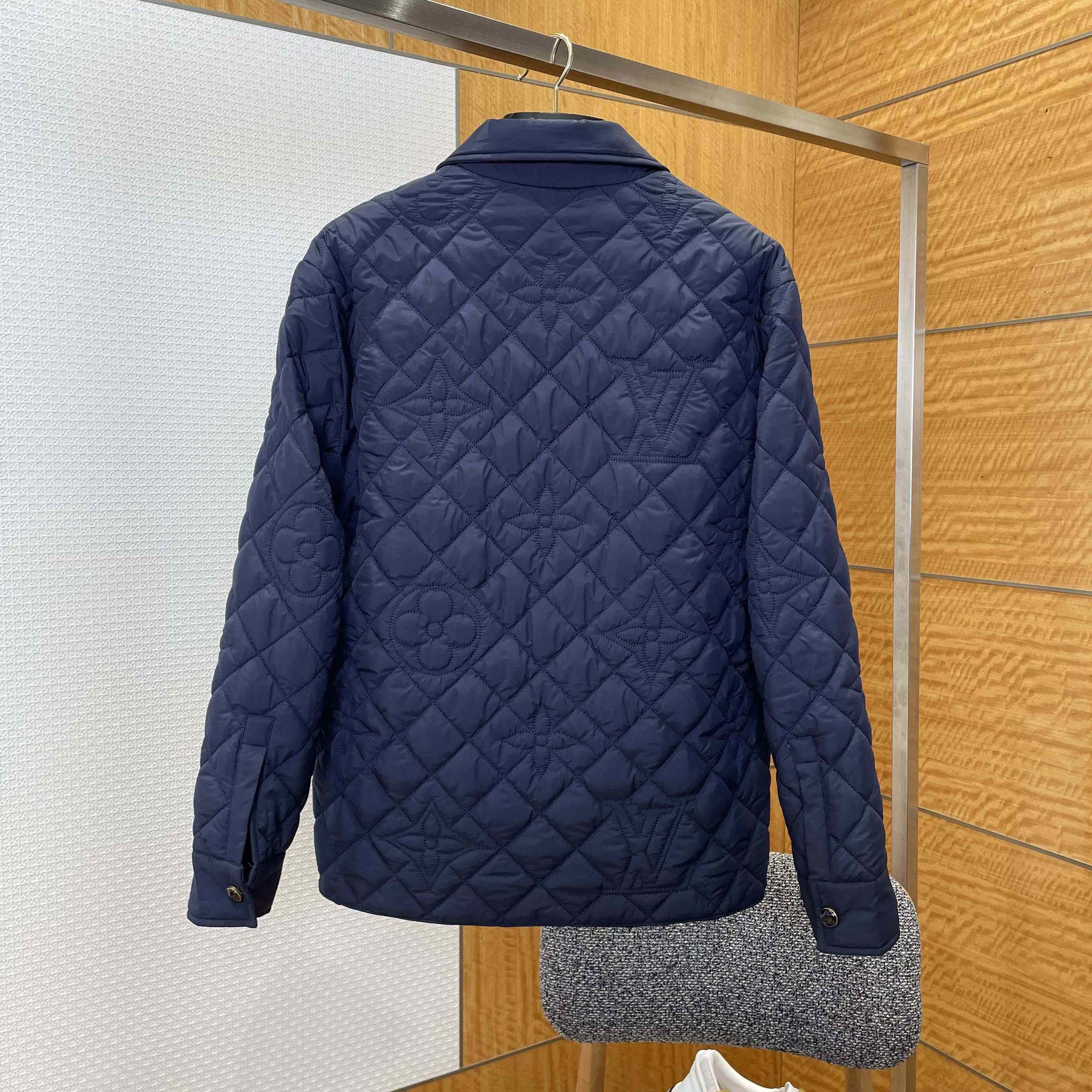 Louis Vuitton Quilted Monogram Overshirt   1AIJRH - DesignerGu