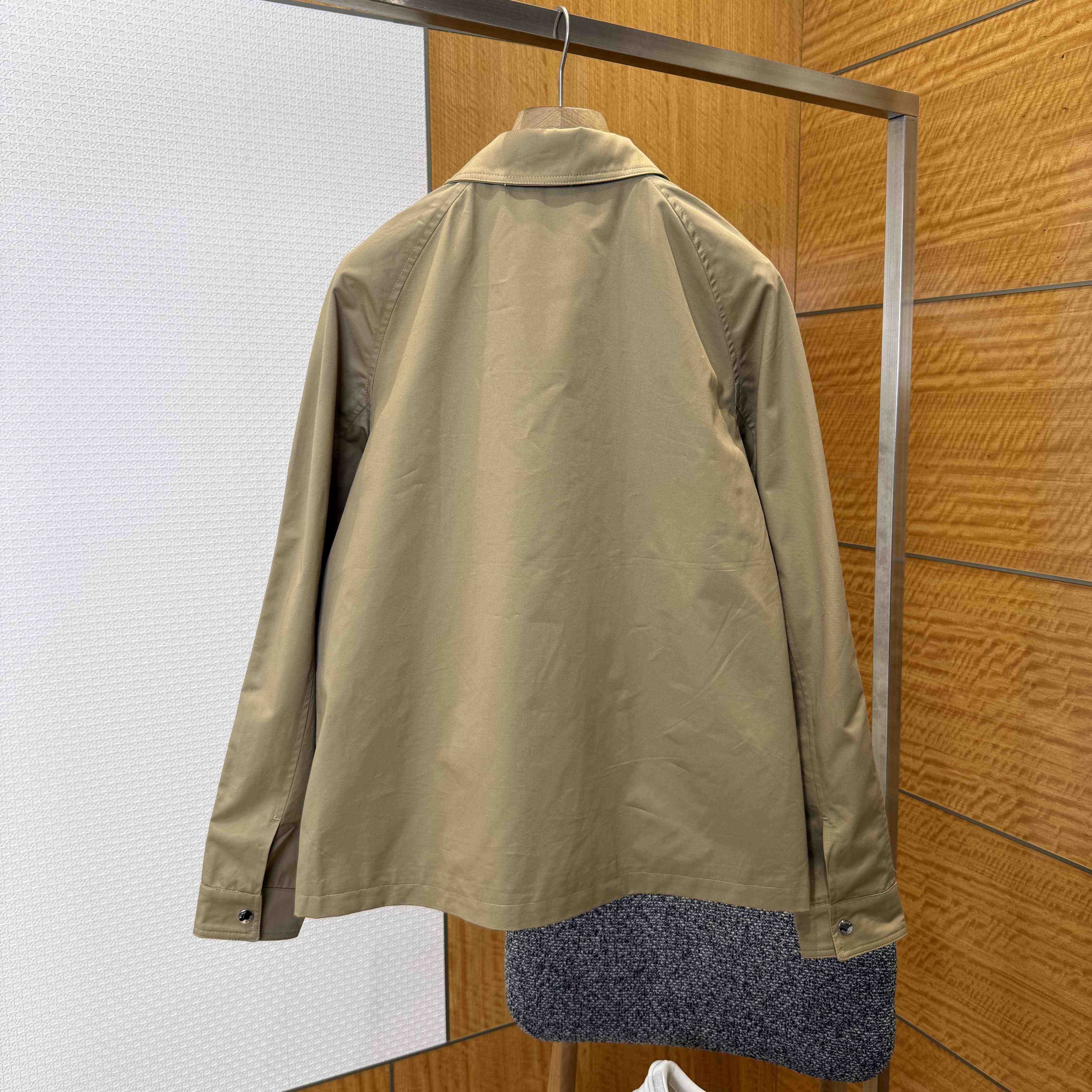Fendi Beige Gabardine Blouson - DesignerGu