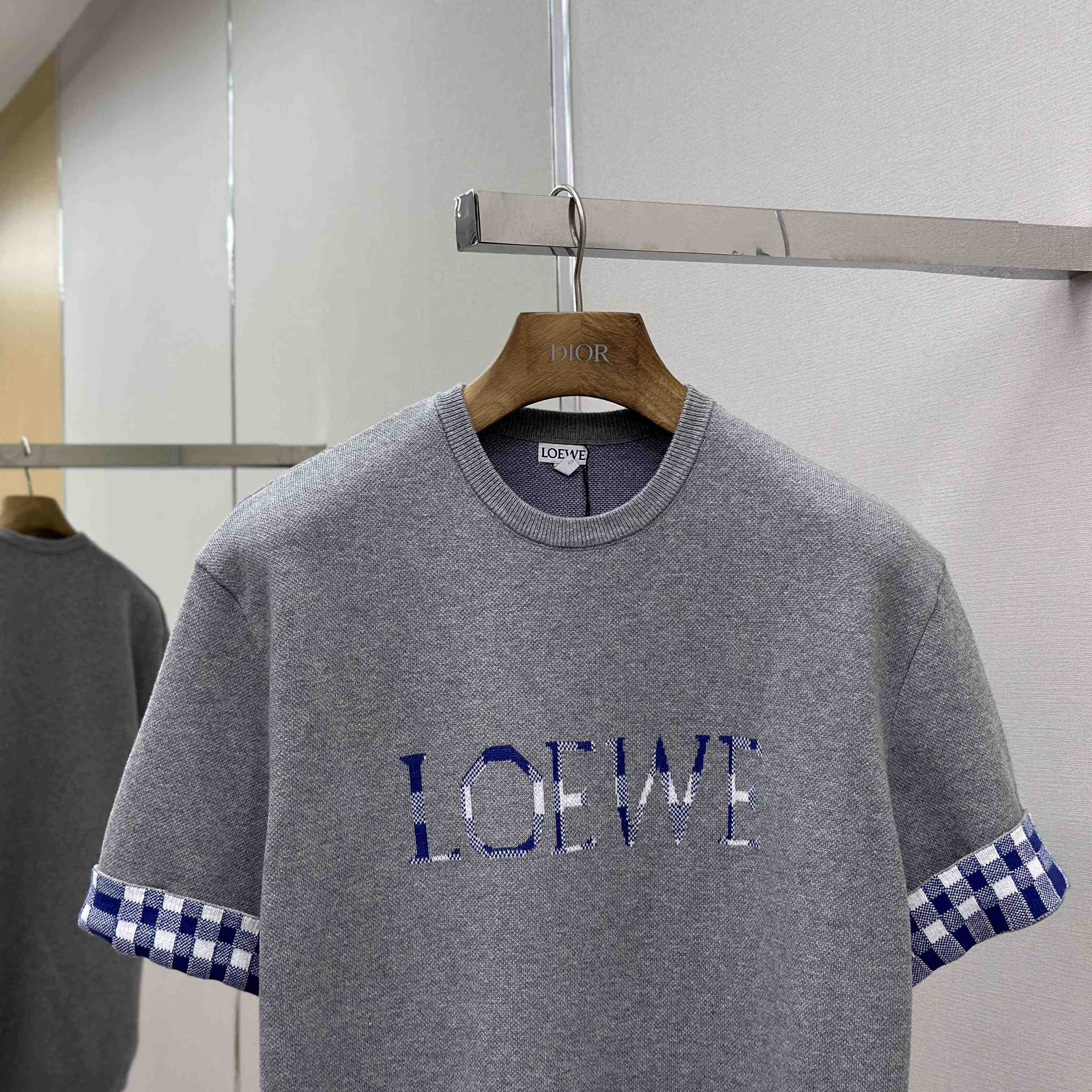 Loewe Top In Wool And Cotton - DesignerGu