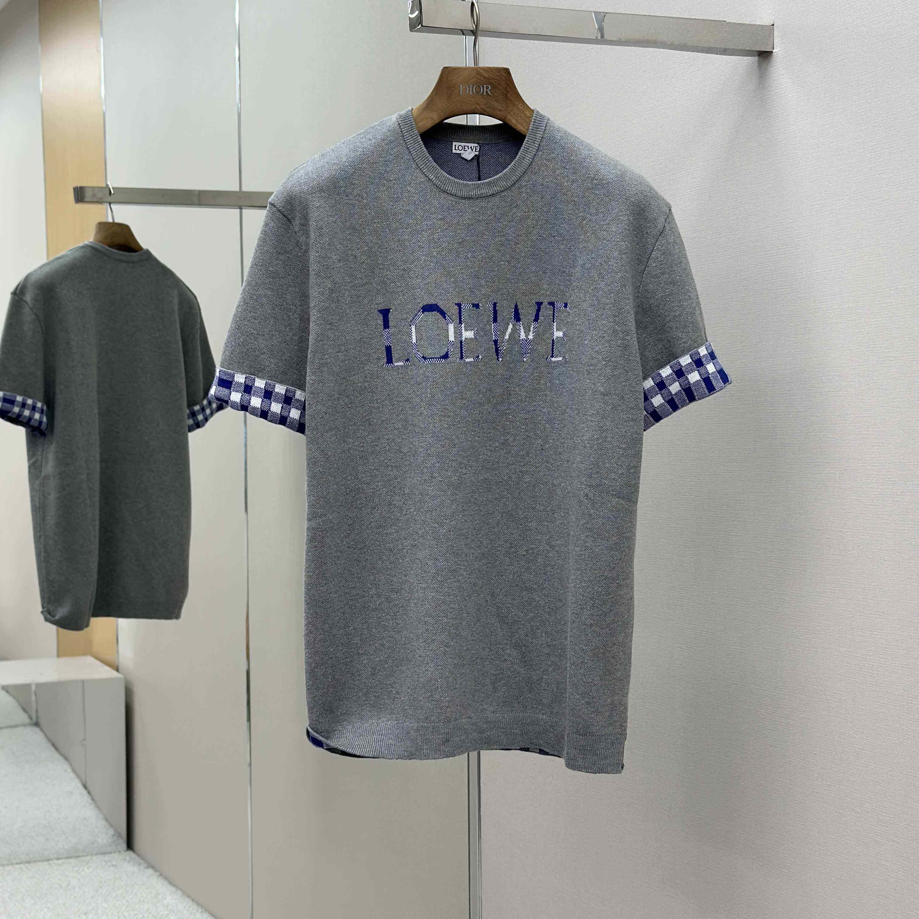 Loewe Top In Wool And Cotton - DesignerGu