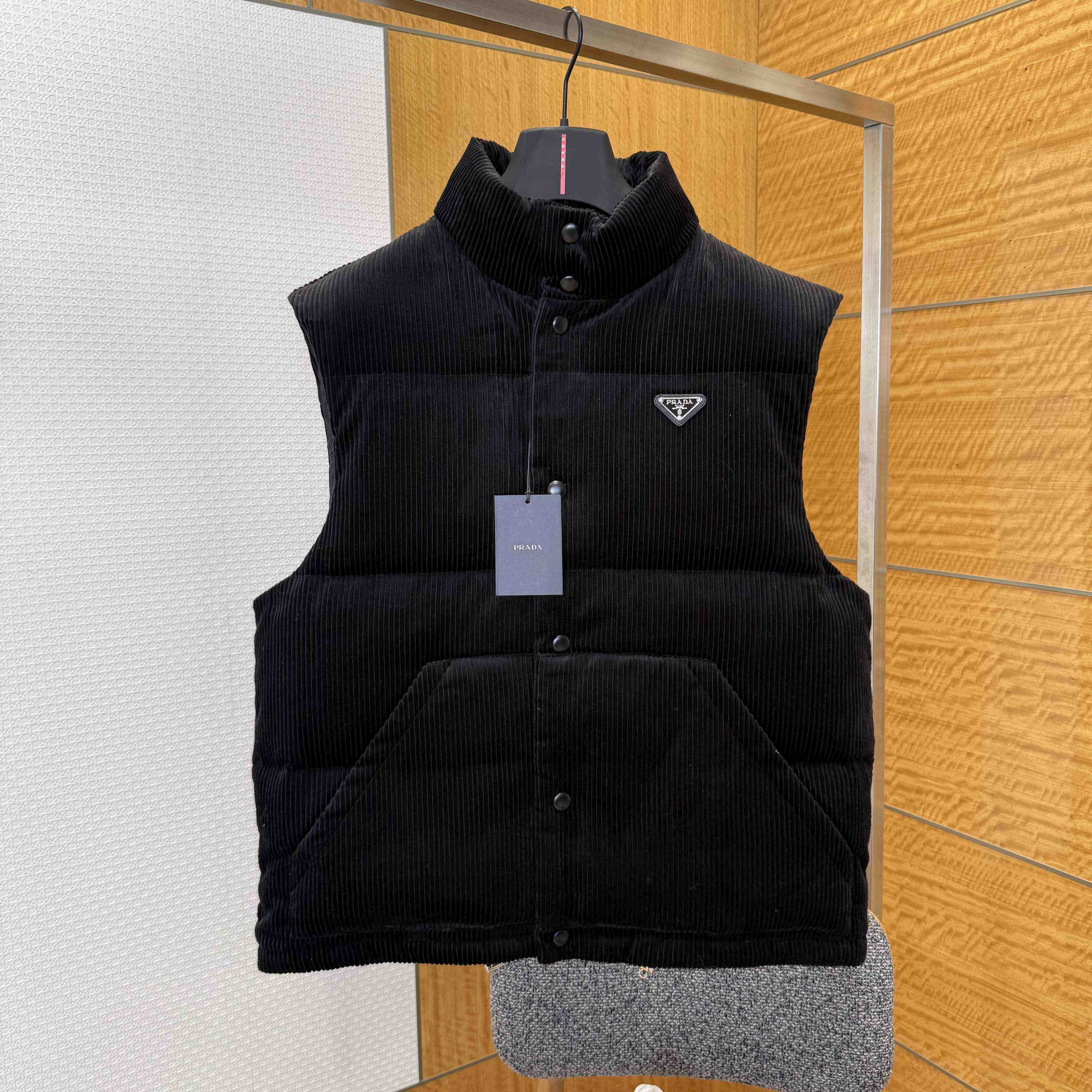 Prada Corduroy Gilet - DesignerGu