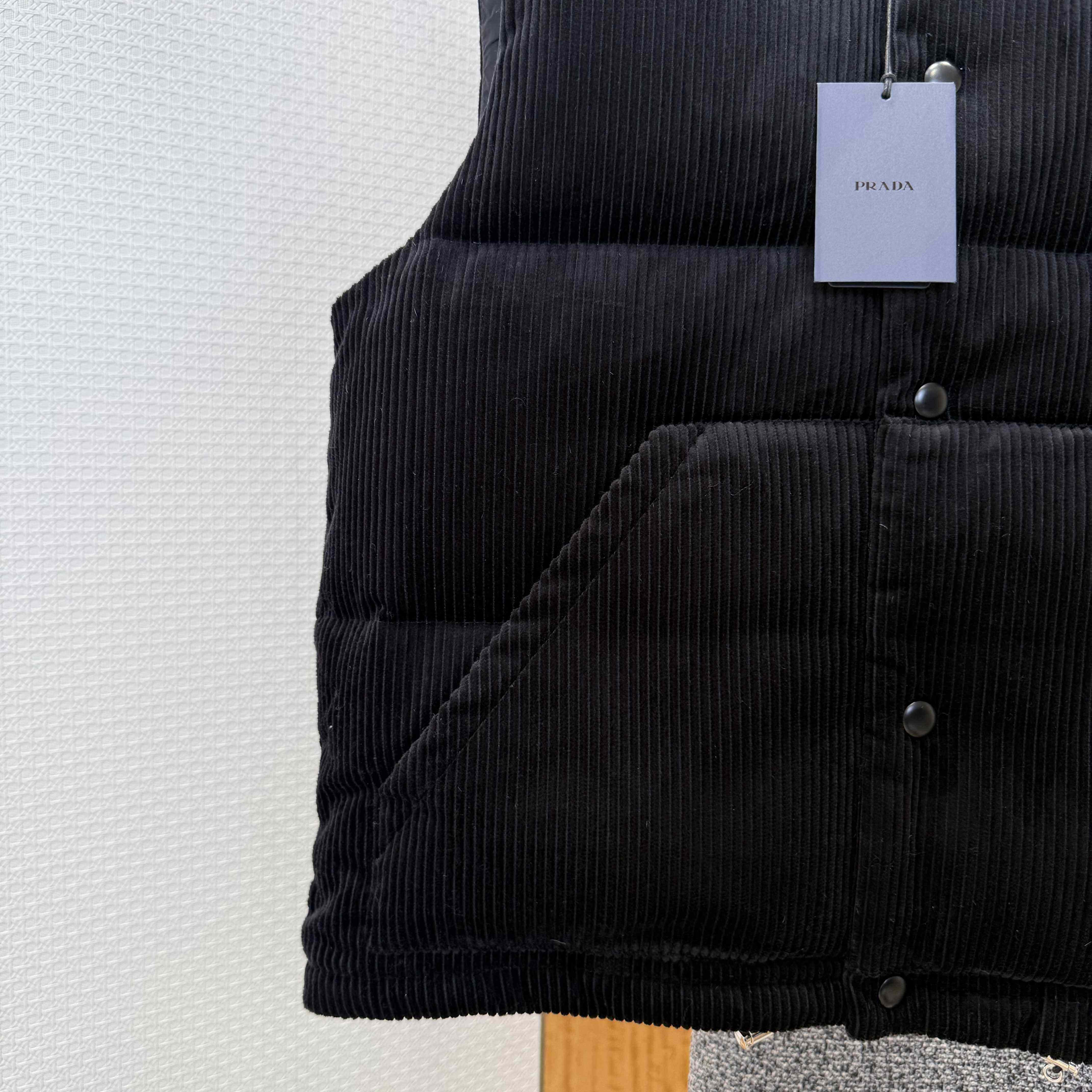 Prada Corduroy Gilet - DesignerGu