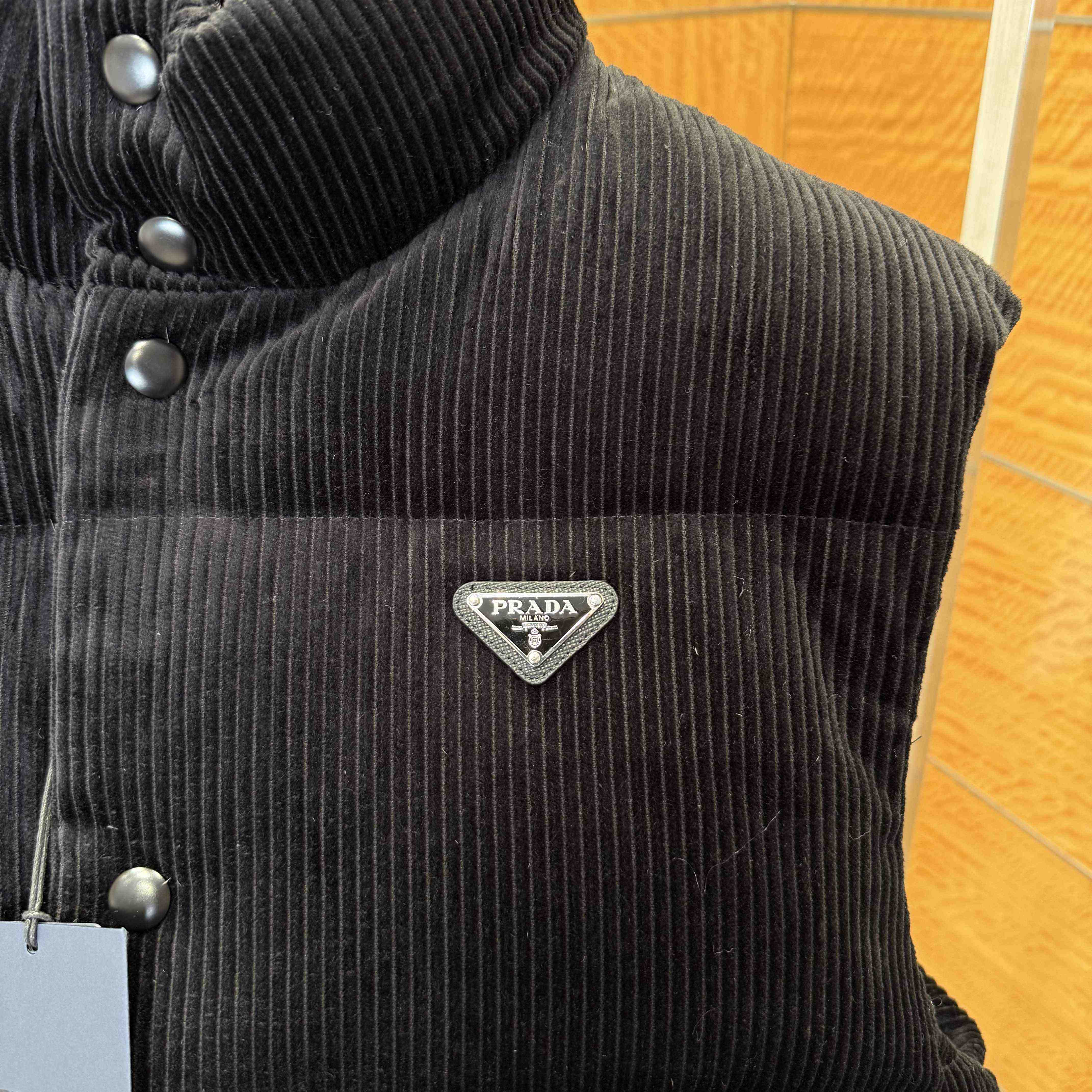 Prada Corduroy Gilet - DesignerGu