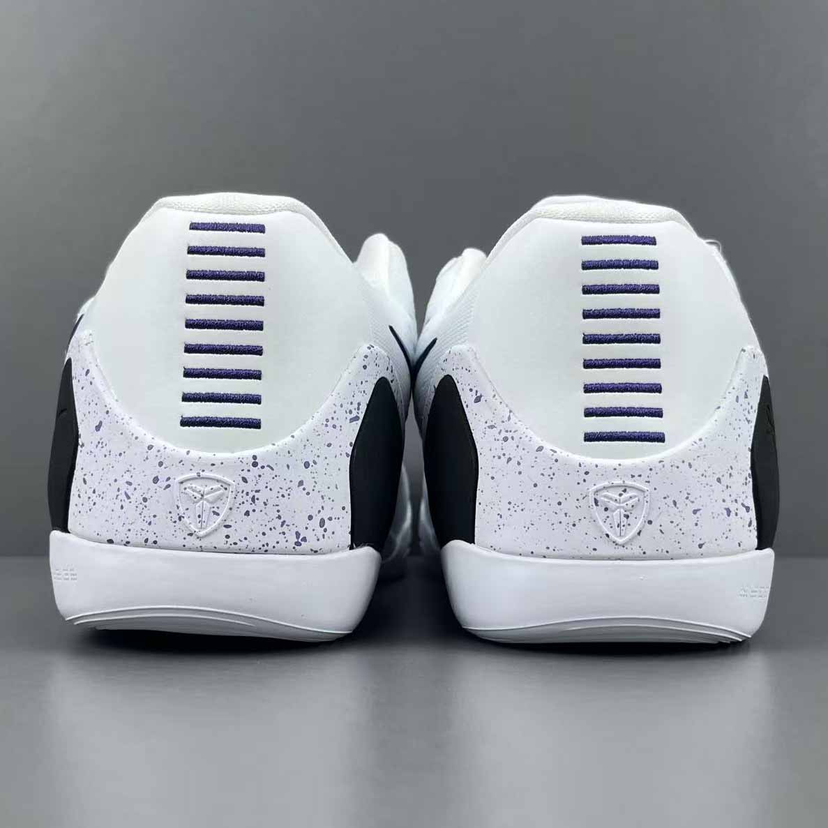Nike Kobe 9 Elite Low Protro “White Purple” IH1401-100 - DesignerGu
