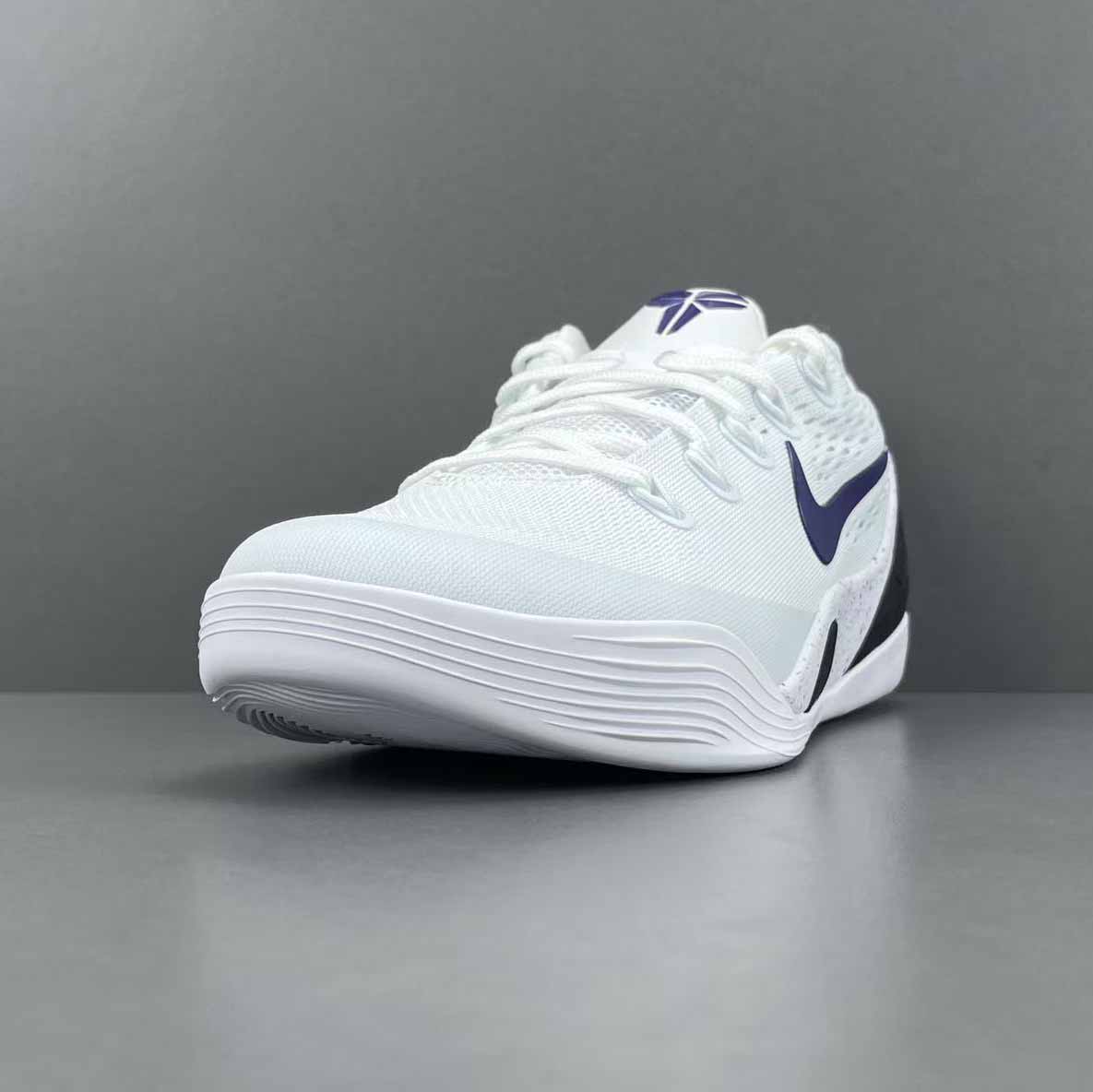 Nike Kobe 9 Elite Low Protro “White Purple” IH1401-100 - DesignerGu