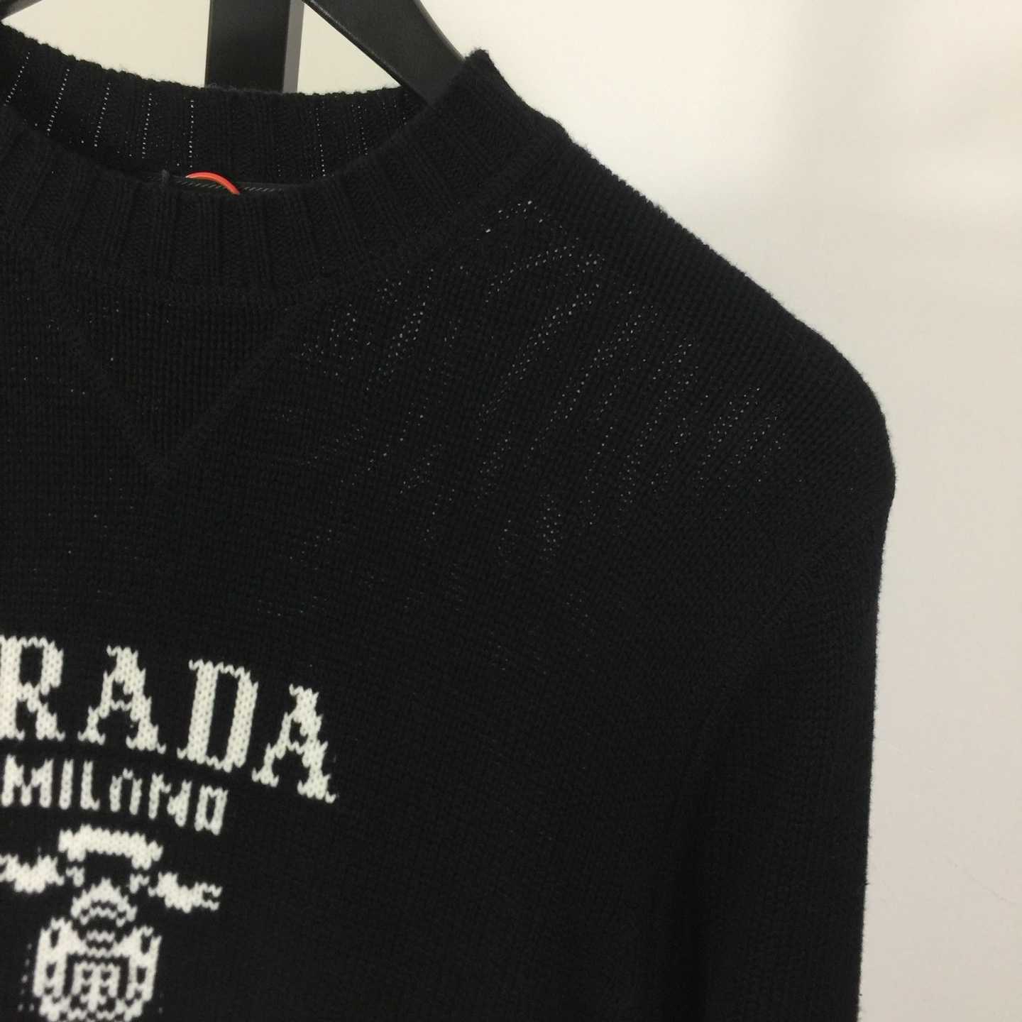 Prada Wool and cashmere crew-neck sweater - DesignerGu