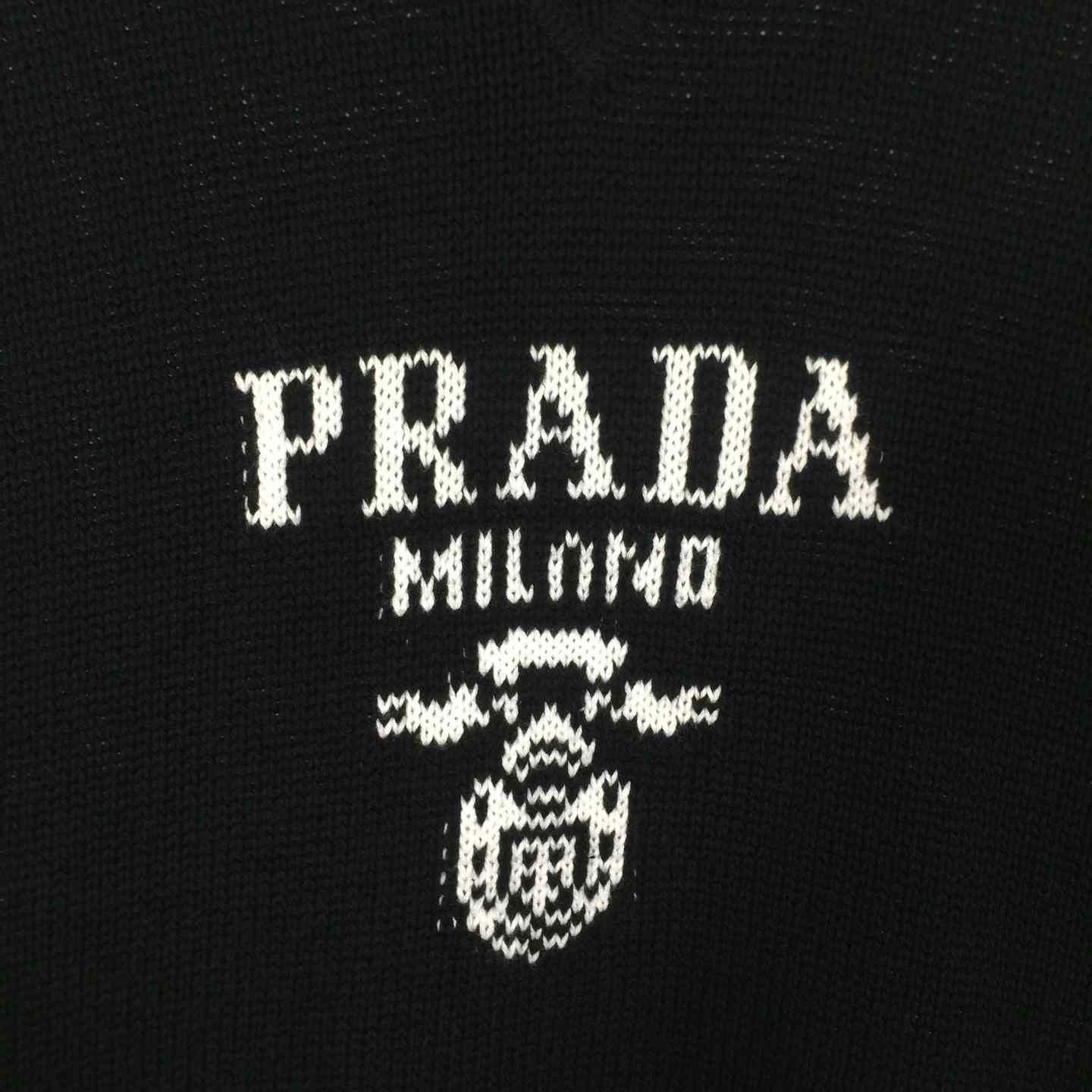 Prada Wool and cashmere crew-neck sweater - DesignerGu
