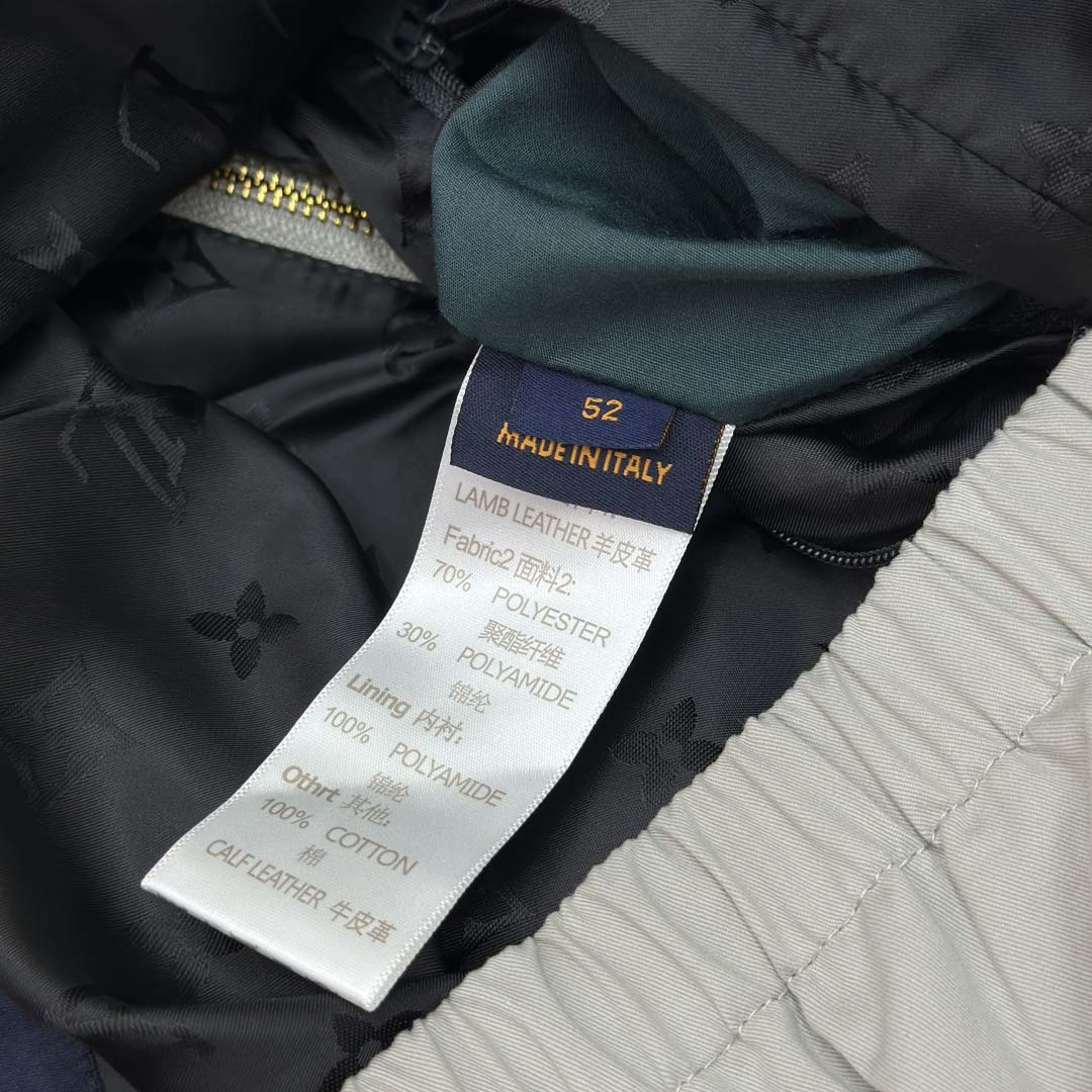 Louis Vuitton Graphic Leather Mix Tracktop   1AIJX2 - DesignerGu